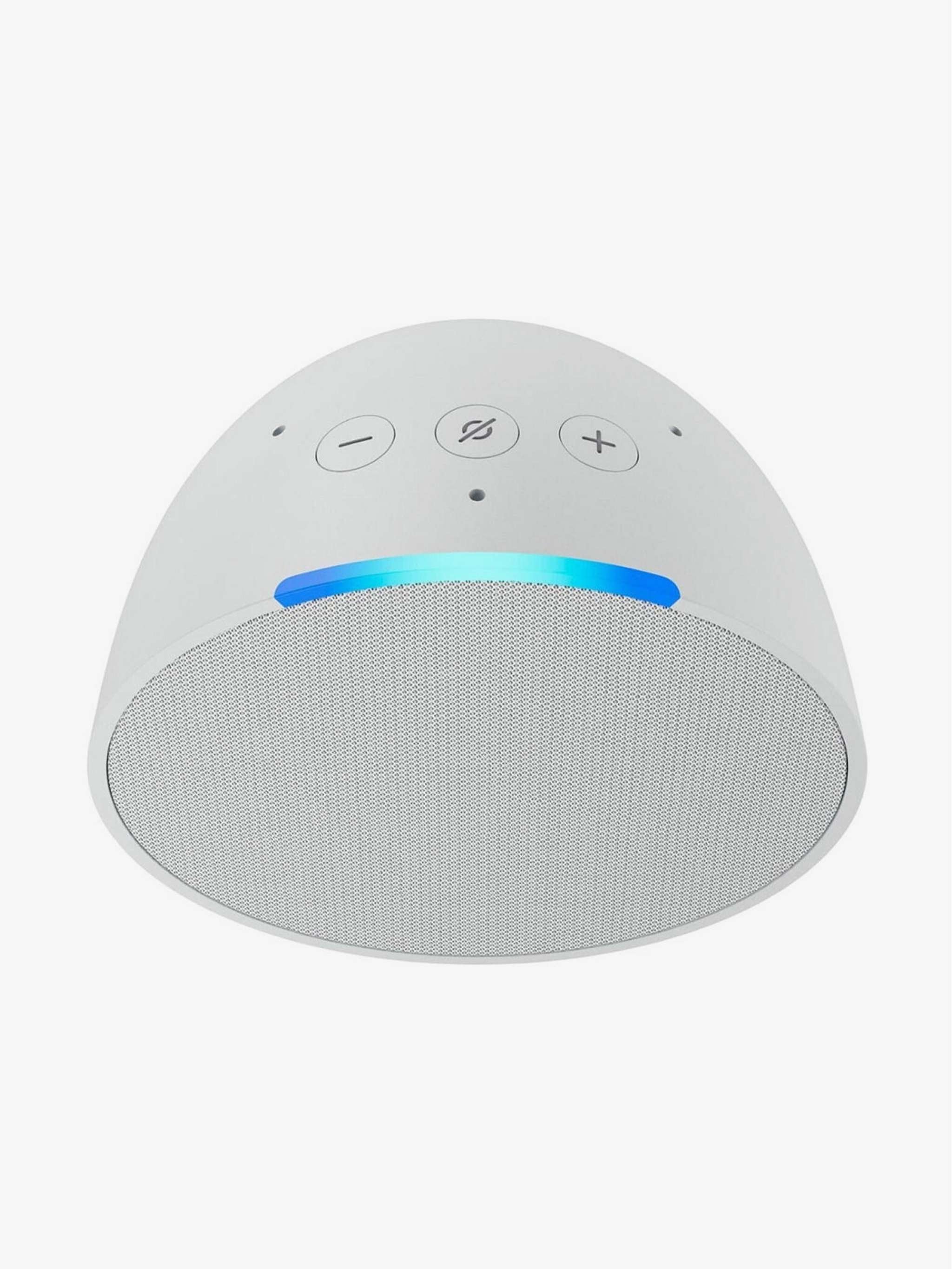 Smart speaker Echo Pop 1st Gen Glacier White, altavoz inteligente con Alexa integrada - Image 2
