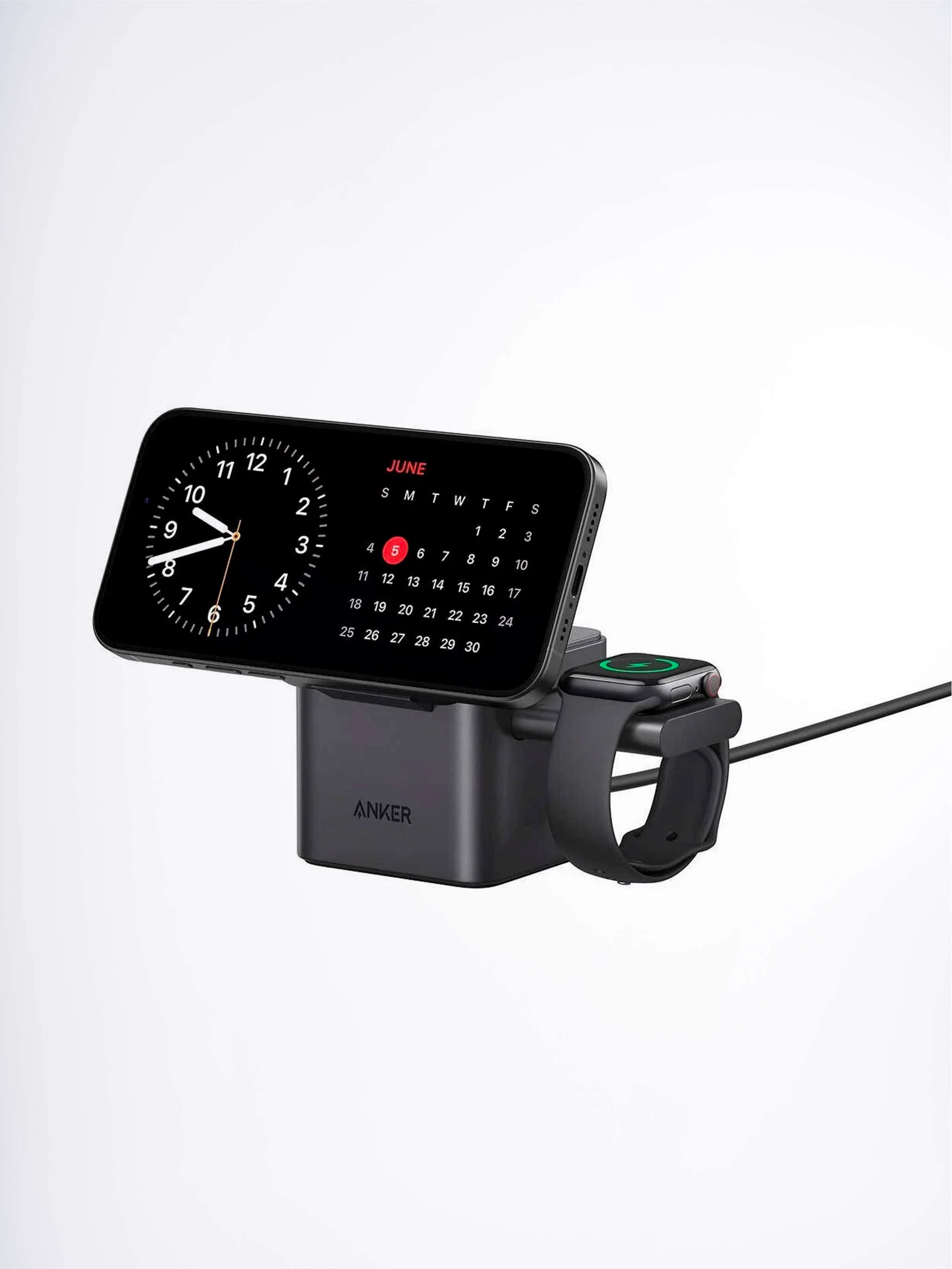 Estación de carga inalámbrica, Anker MagGo 3 en 1 Cube (con MagSafe, 15W) - Image 2