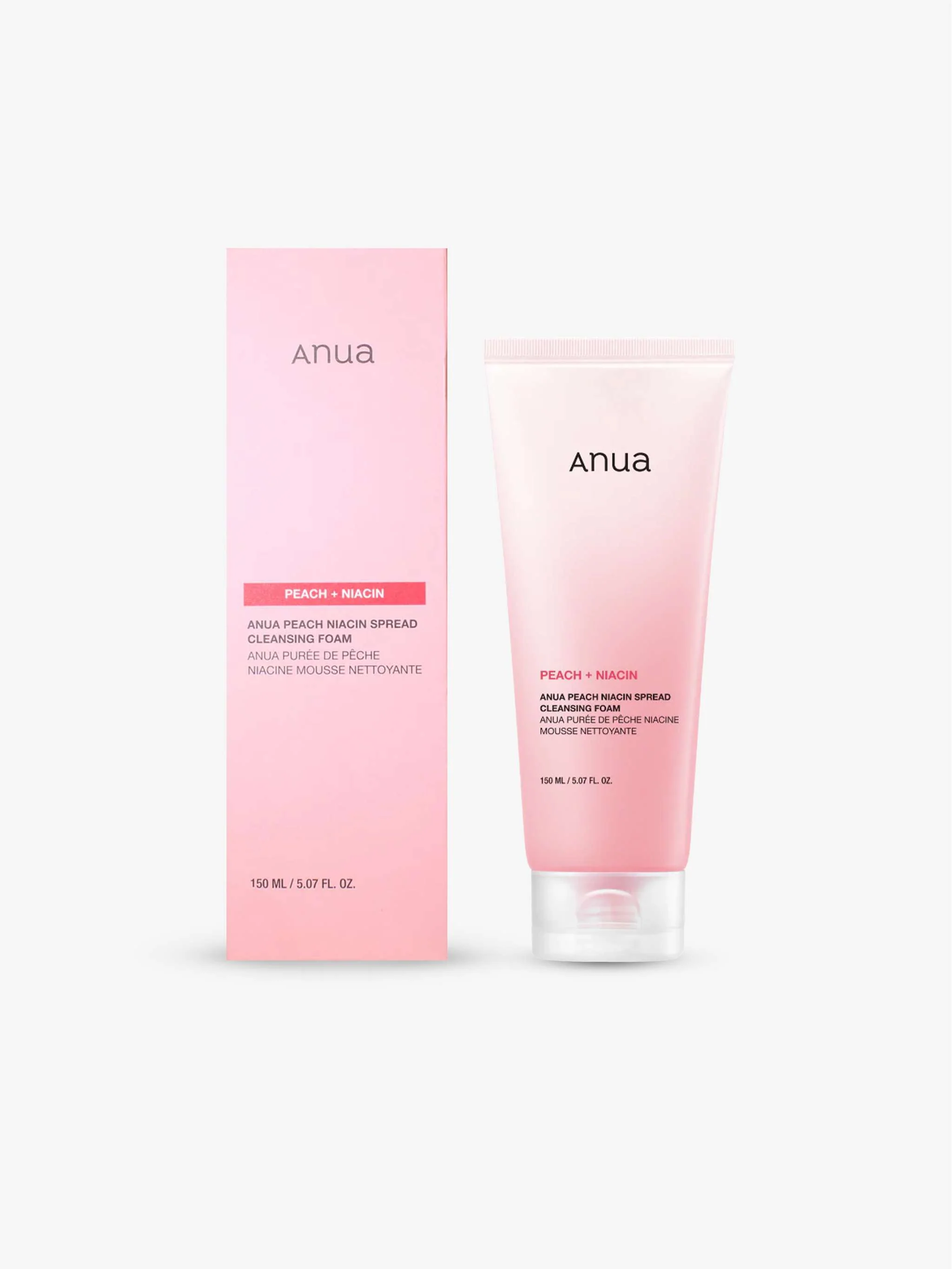 Espuma limpiadora ANUA Peach + Niacinamida, 150ml - Image 2