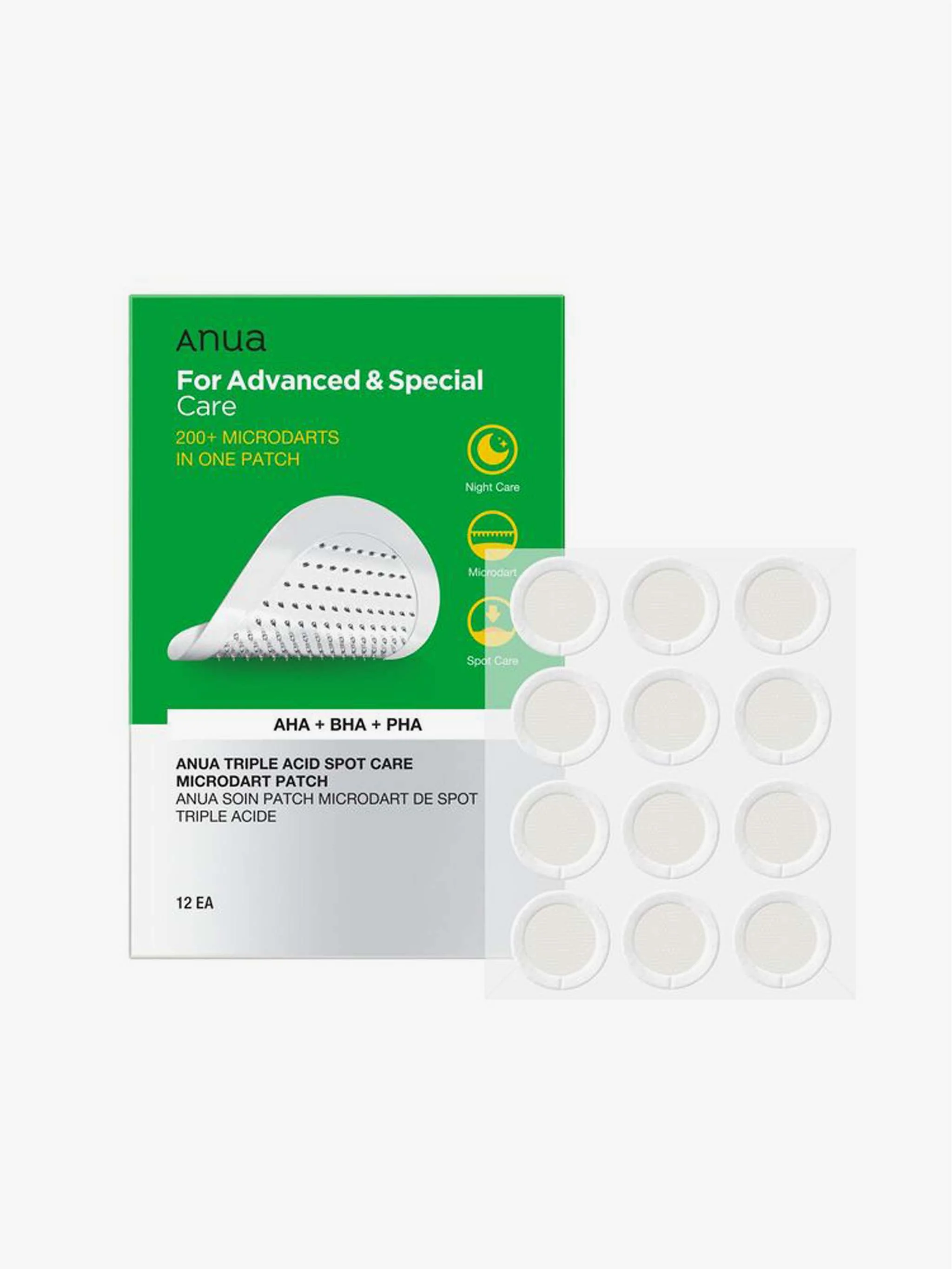 Parche Triple Acid Spot 12pz, tratamiento localizado para manchas e imperfecciones - Image 2