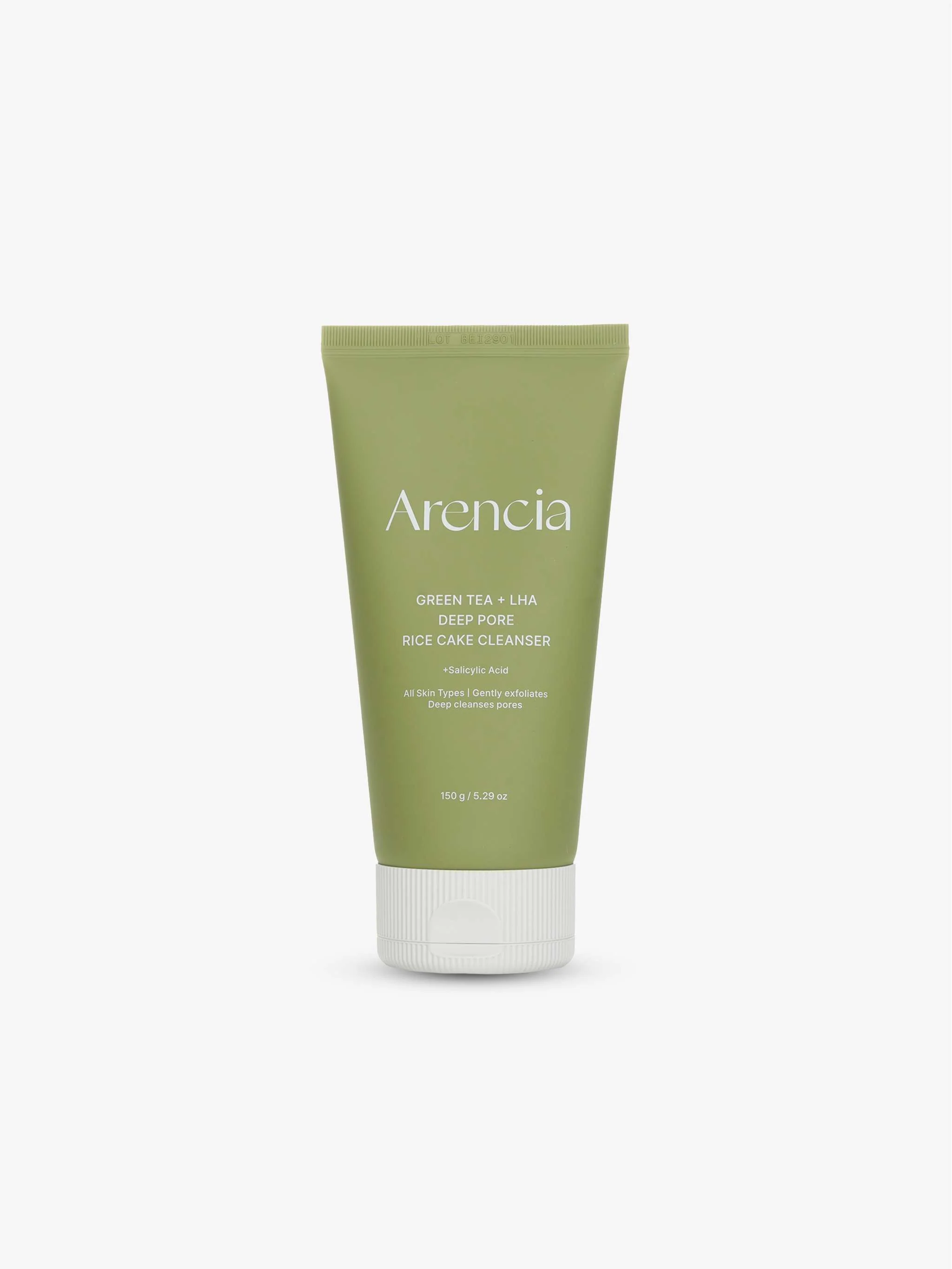 Limpiador facial Arencia Green Tea + LHA, 150g