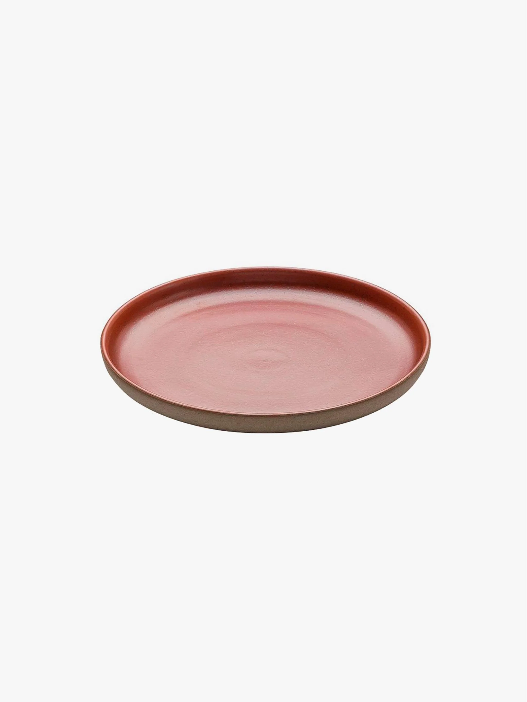 Plato gourmet 24 cm, color rojo