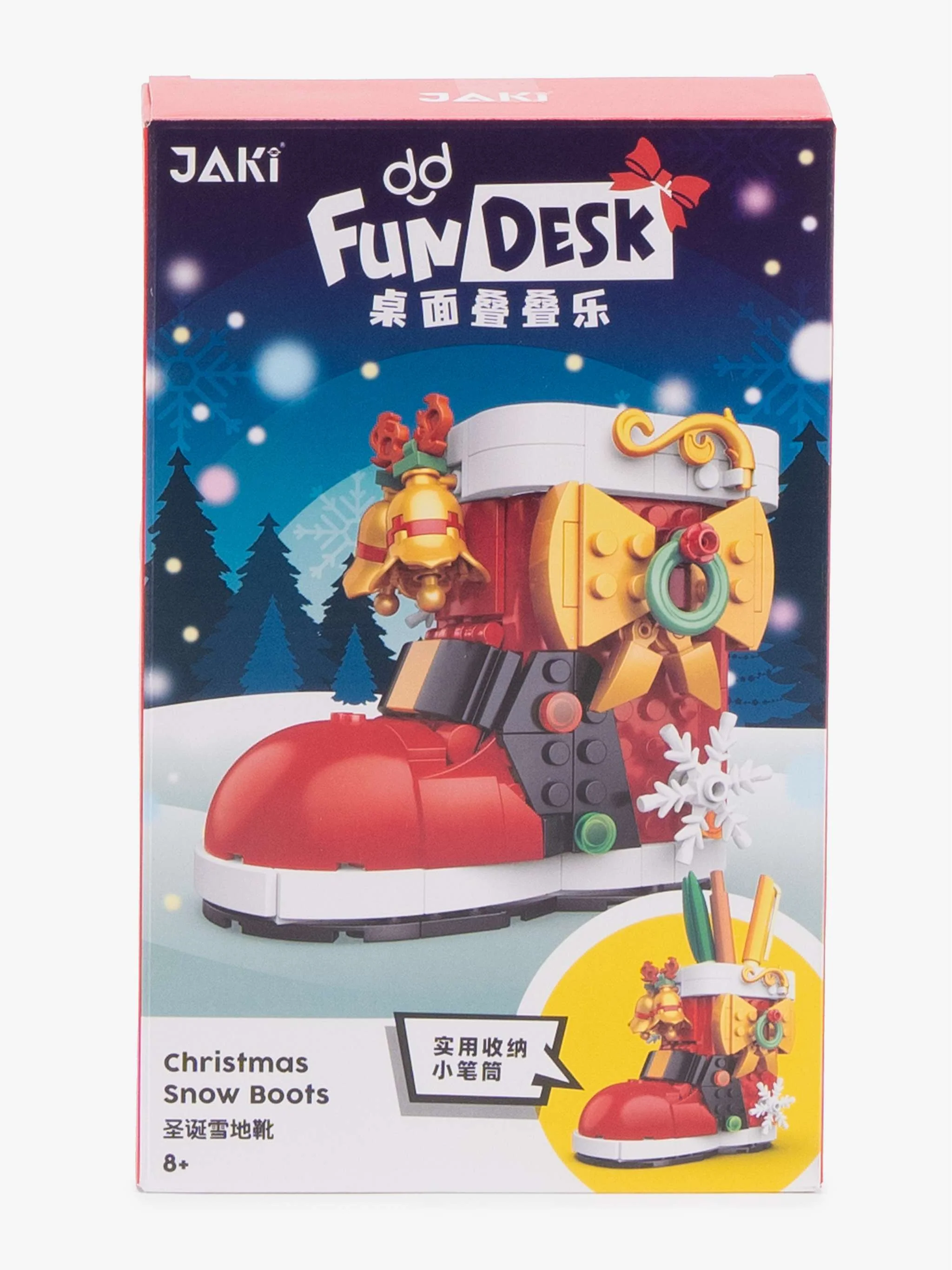 Juguete Botas de nieve navideñas 242 Pzas, set festivo y montaje decorativo, para Niños