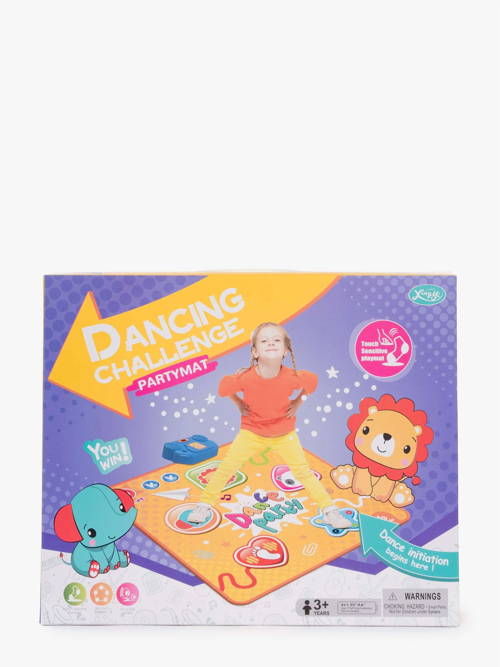 Juguete Dancing Challenge Party Mat, alfombra interactiva de baile y coordinación, para Niños