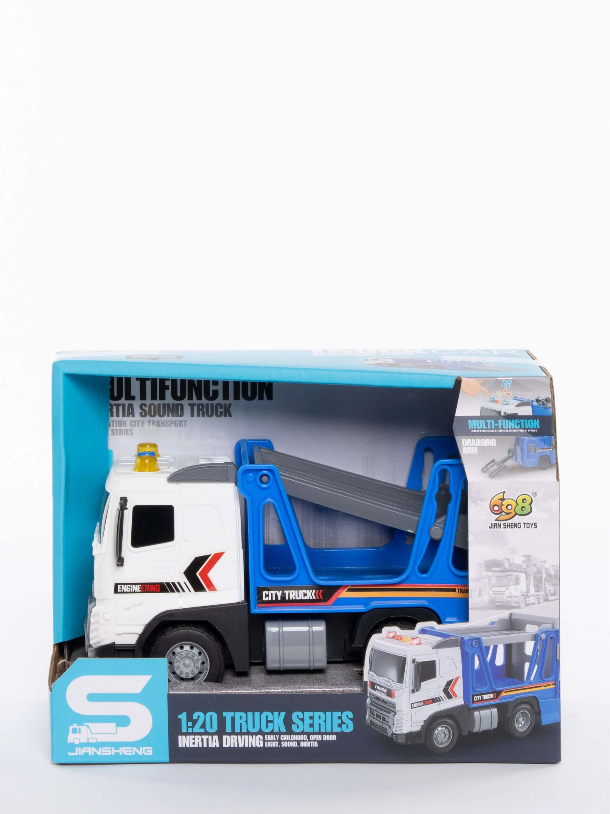 Juguete Friction Truck Car, camión a fricción y juego de transporte, para Niños