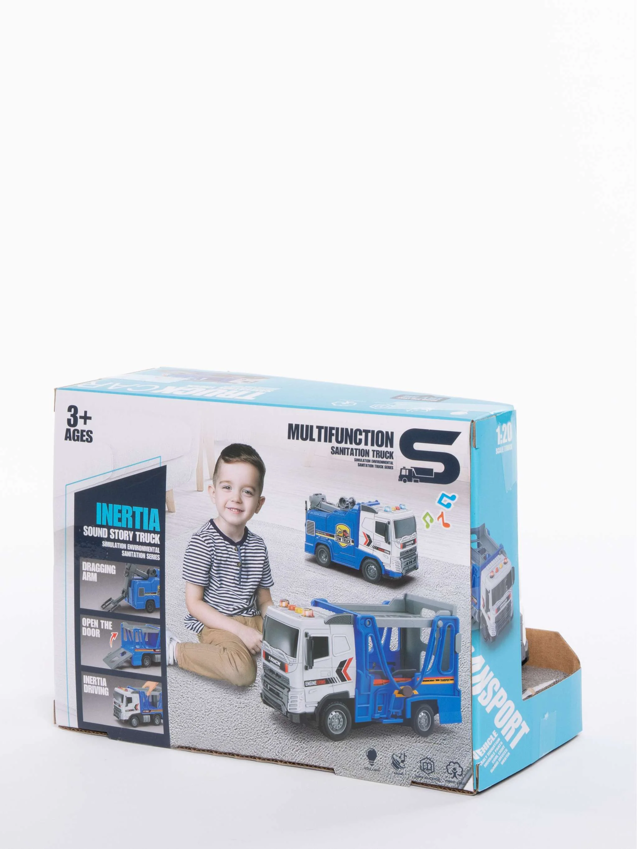 Juguete Friction Truck Car, camión a fricción y juego de transporte, para Niños - Image 3