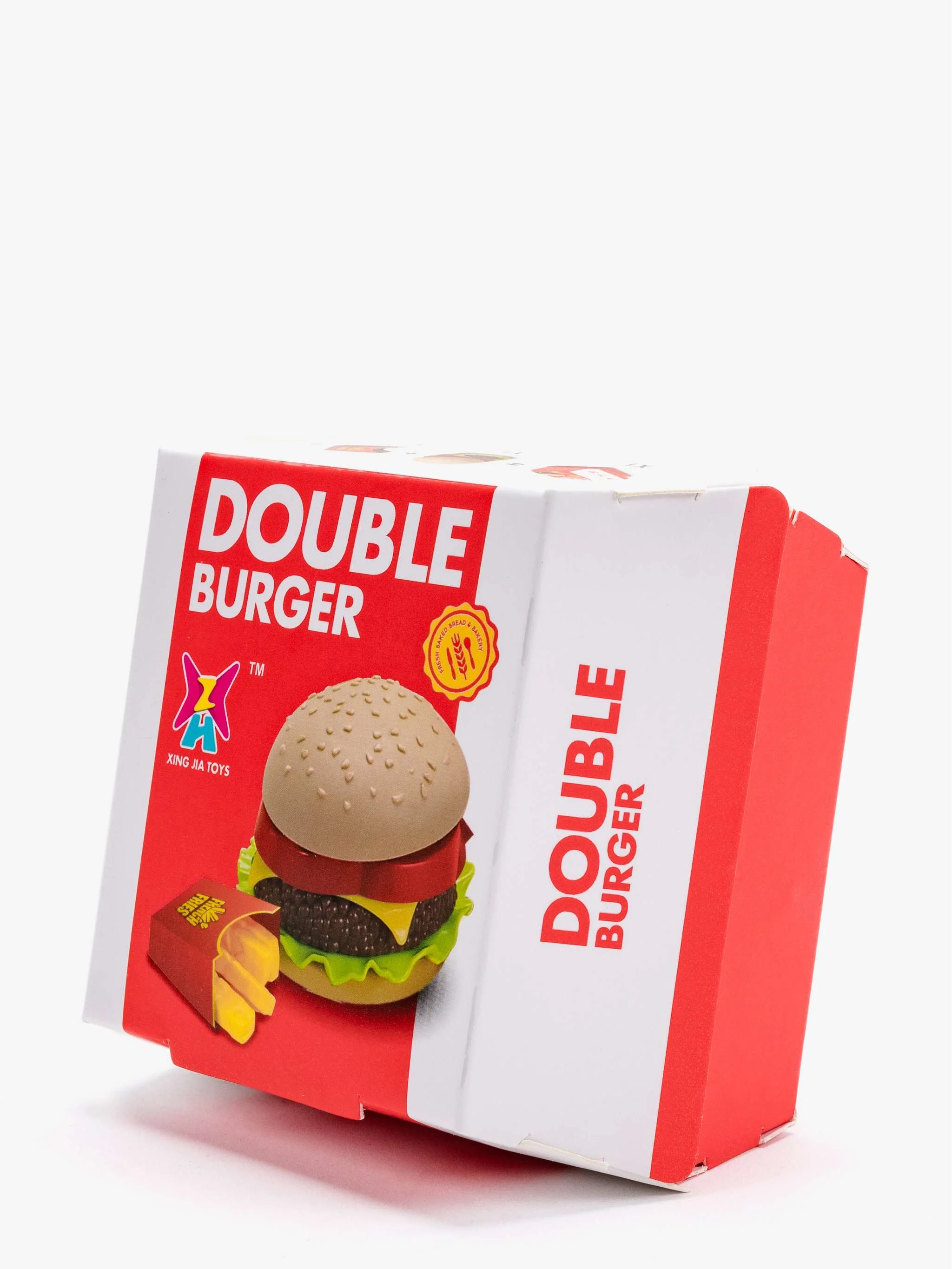 Juguete Hamburguesa doble, accesorio de comida y juego simbólico, para Niños - Image 3