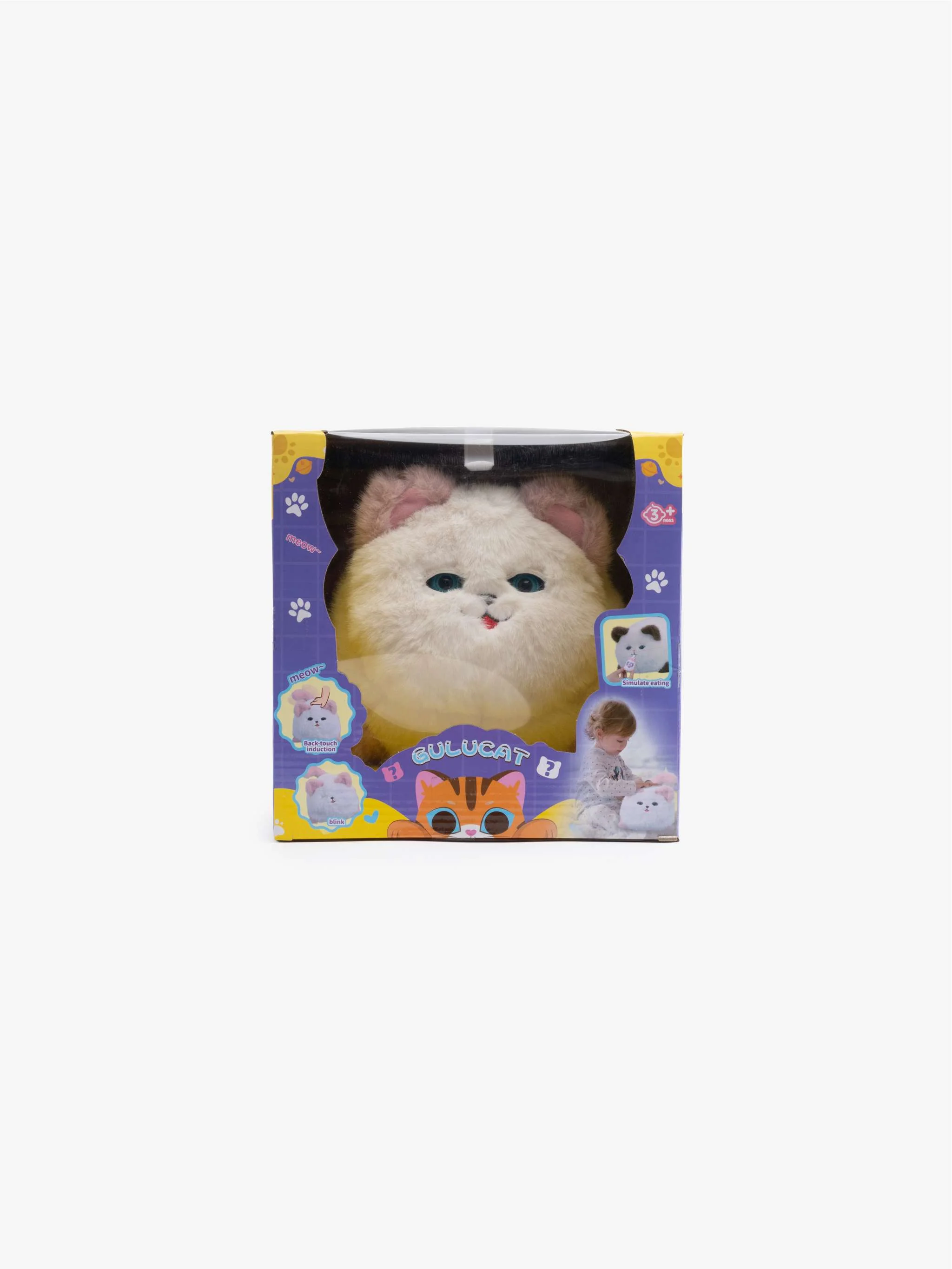 Juguete Peluche eléctrico Gato, mascota interactiva, para Niños