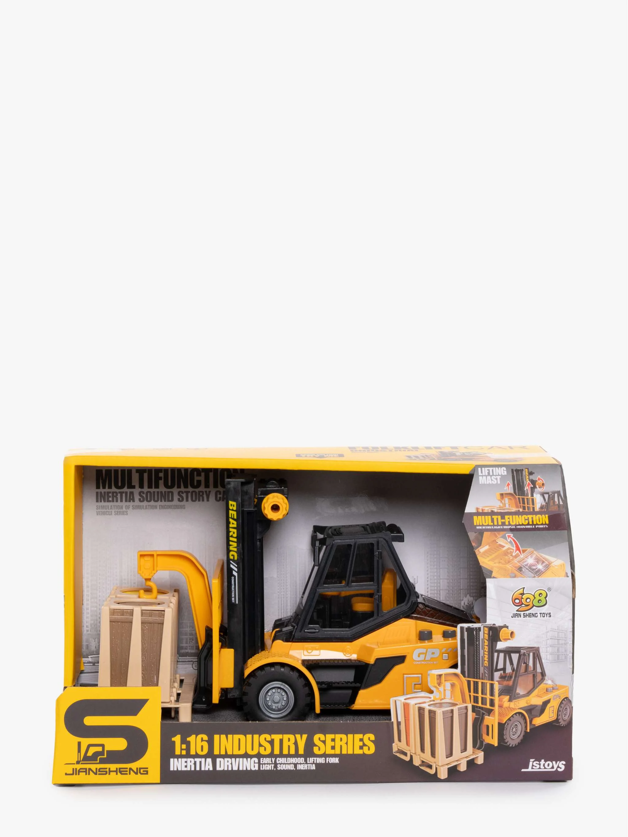 Juguete Serie multifuncional industrial 1:16, vehículos multifunción a escala y juego, para Niños