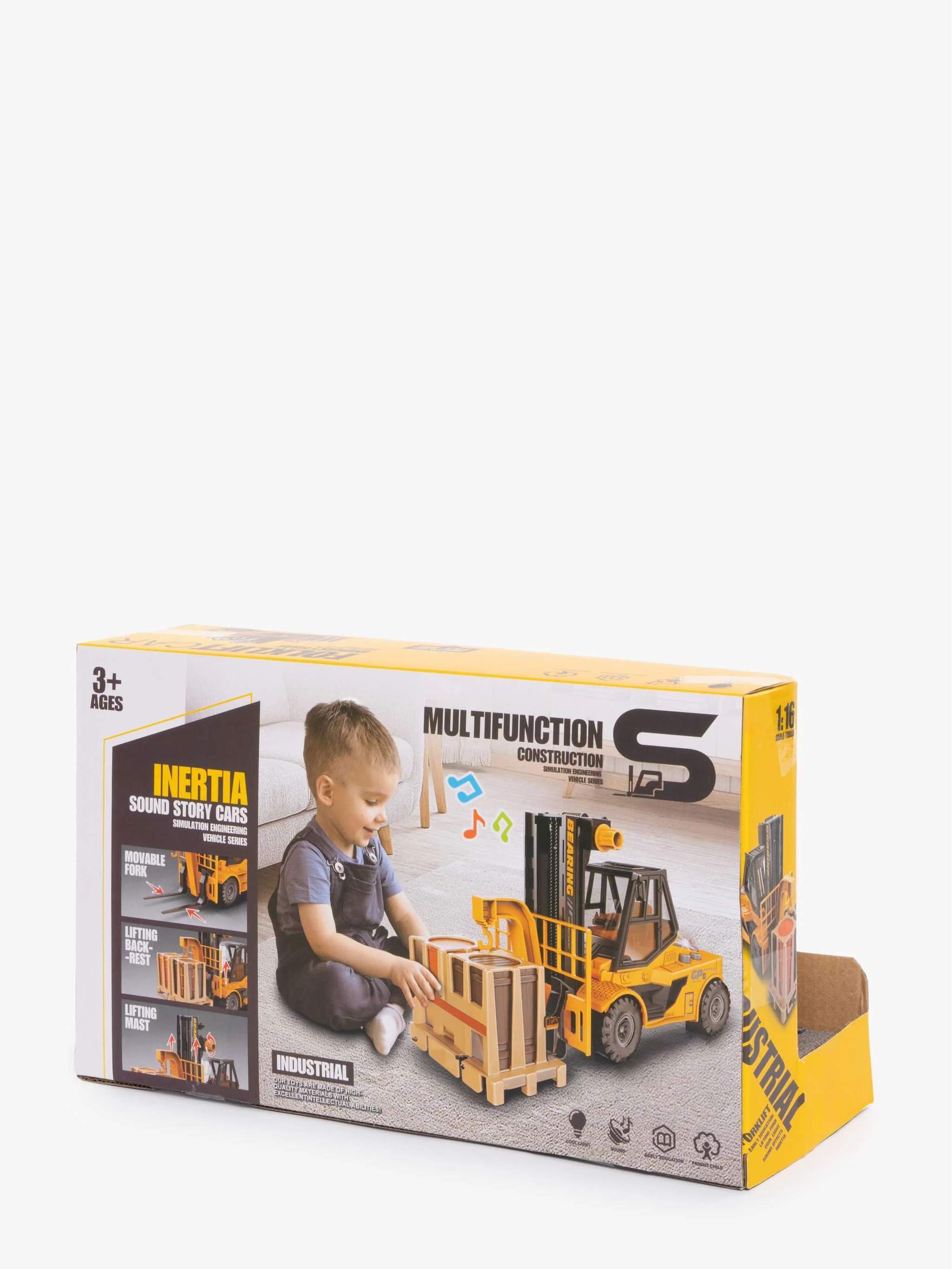 Juguete Serie multifuncional industrial 1:16, vehículos multifunción a escala y juego, para Niños - Image 3