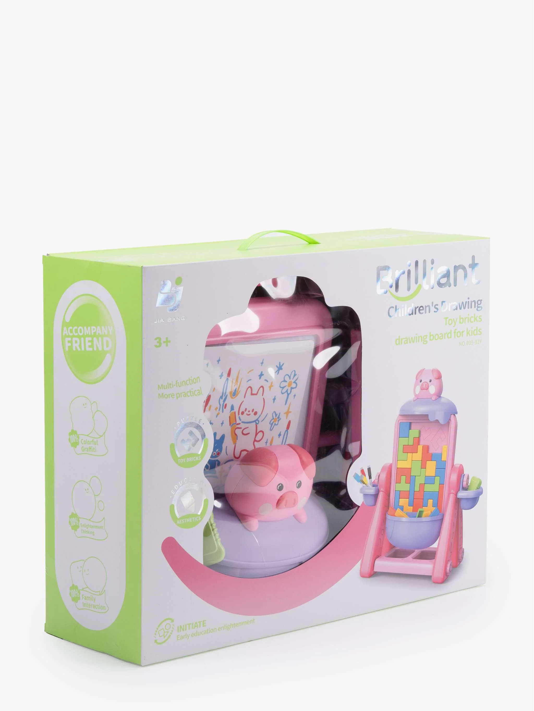 Juguete Tablero de dibujo tridimensional de ladrillos Para Niños - Cerdo, juego constructivo y dibujo, para Niños - Image 2