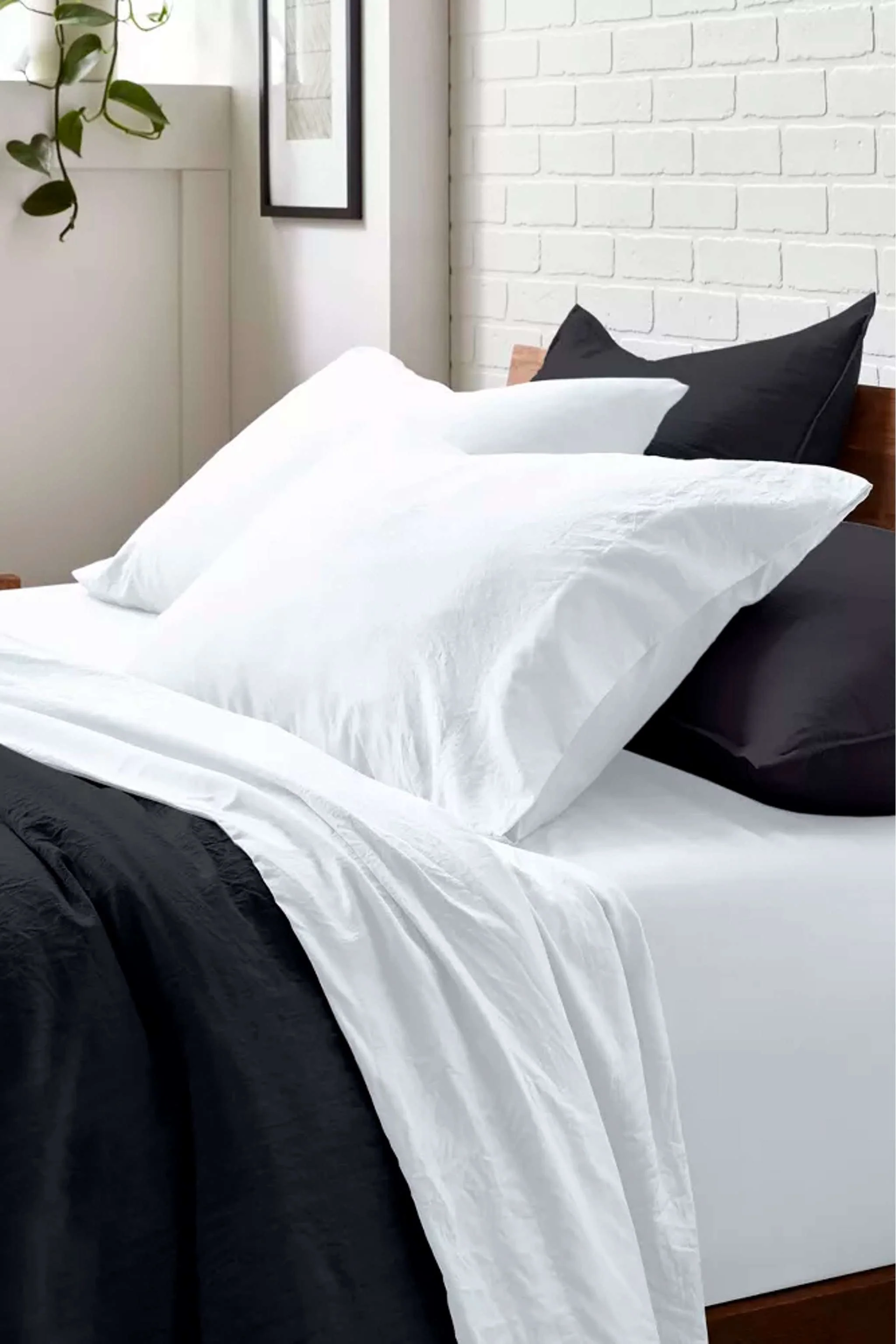 Cubre duvet Twin size, color negro - Image 2