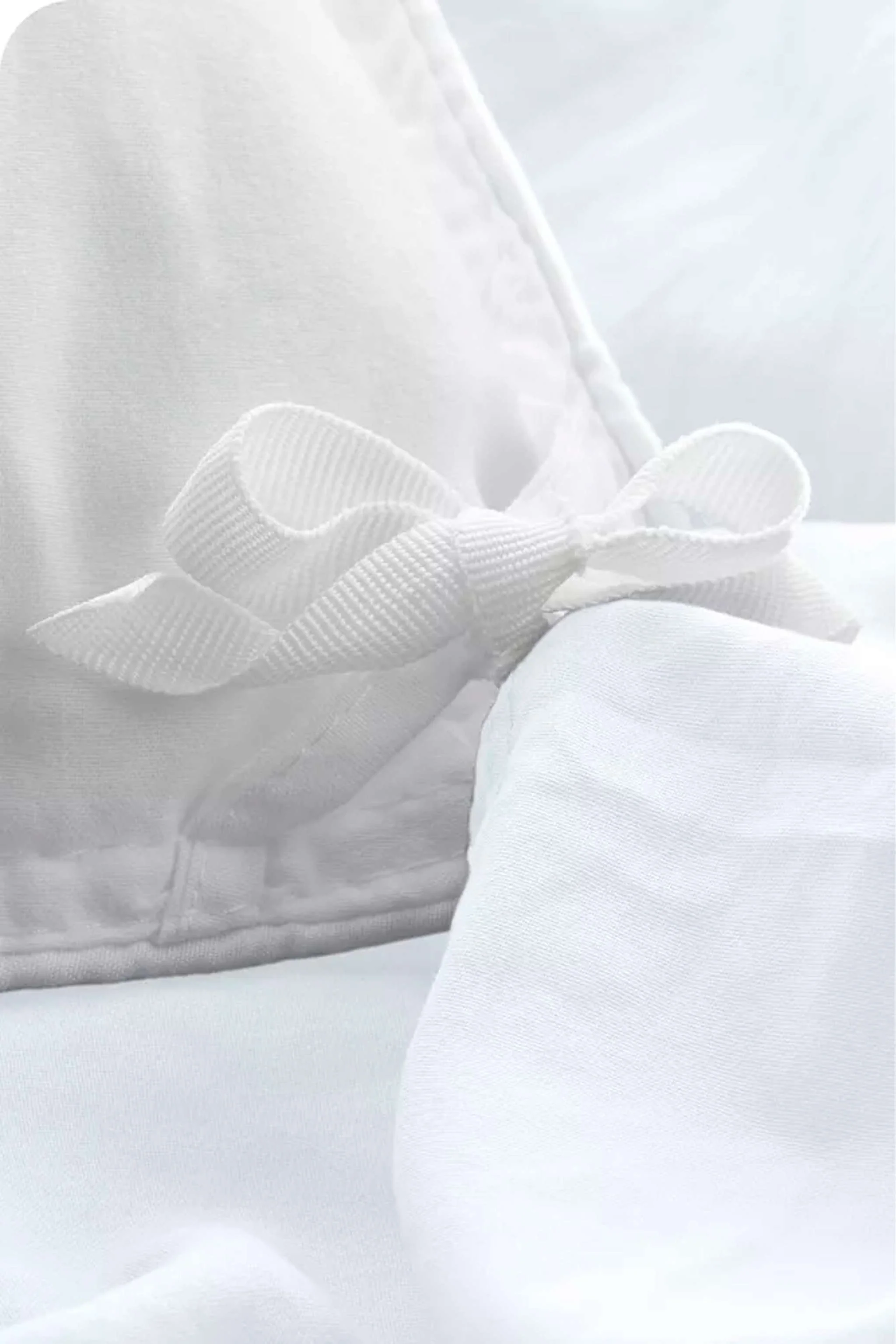 Cubre duvet Twin size, color blanco - Image 3