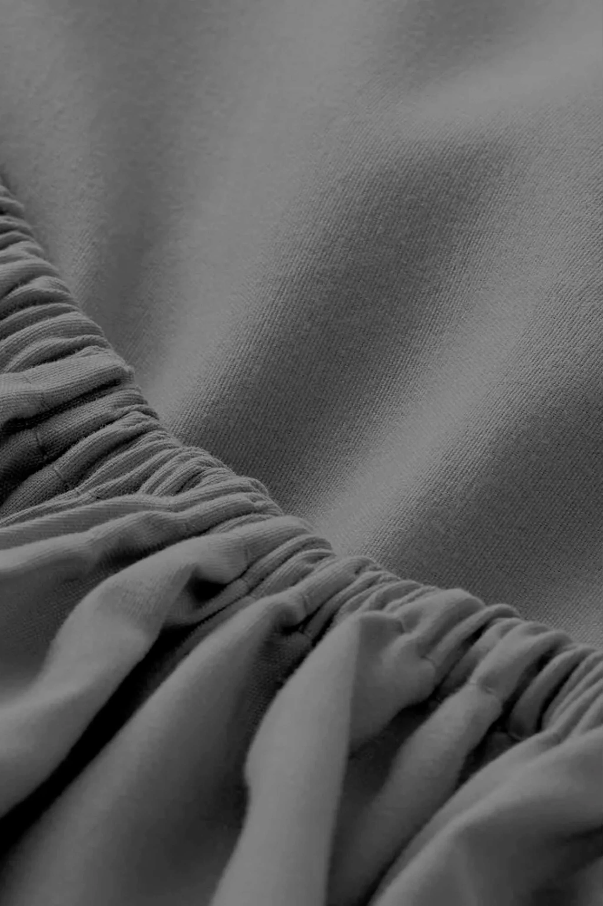 Sábana para camas, esquinera de microfibra Full size, color gris - Image 2