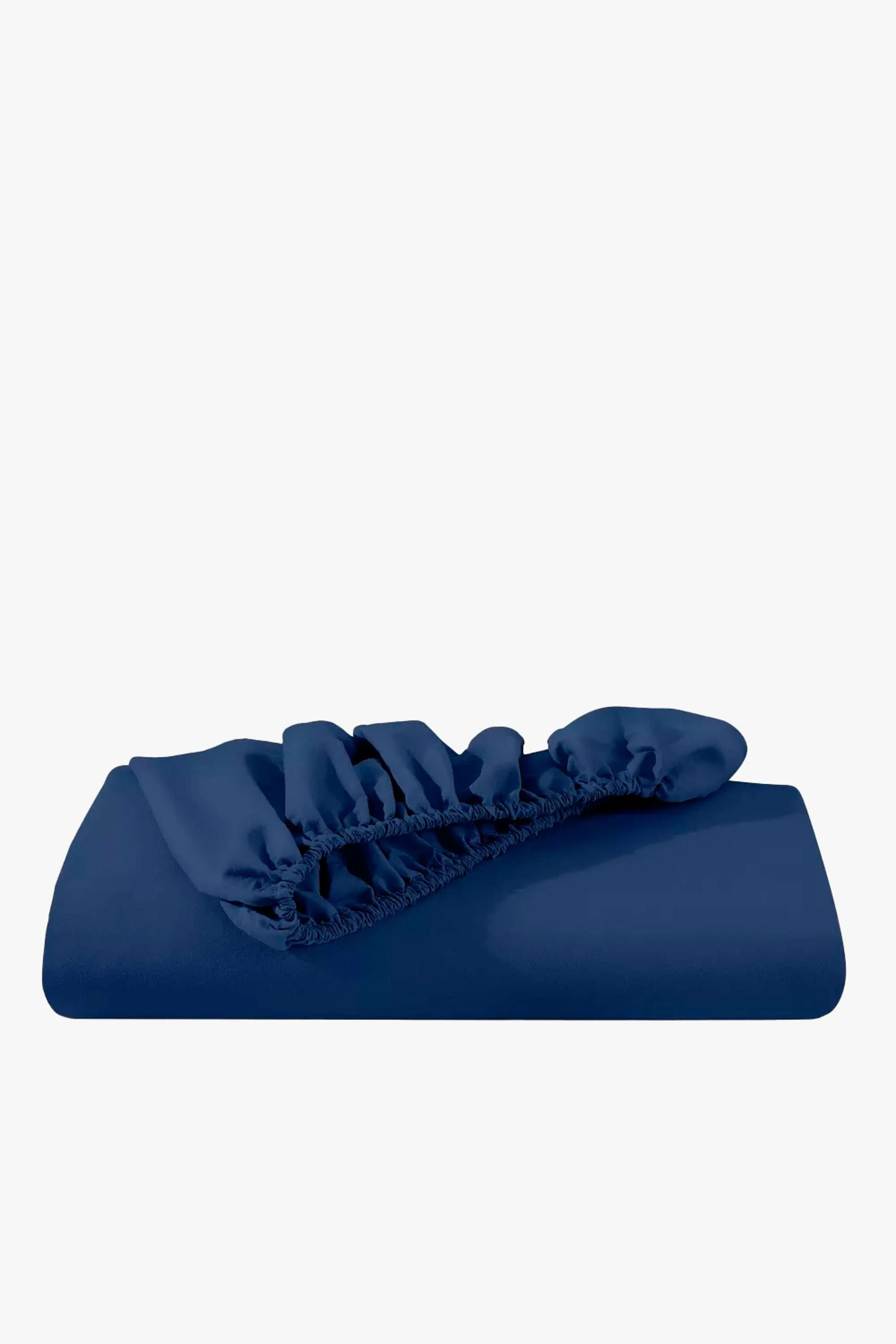 Sábana para camas, esquinera de microfibra Queen size, color azul marino