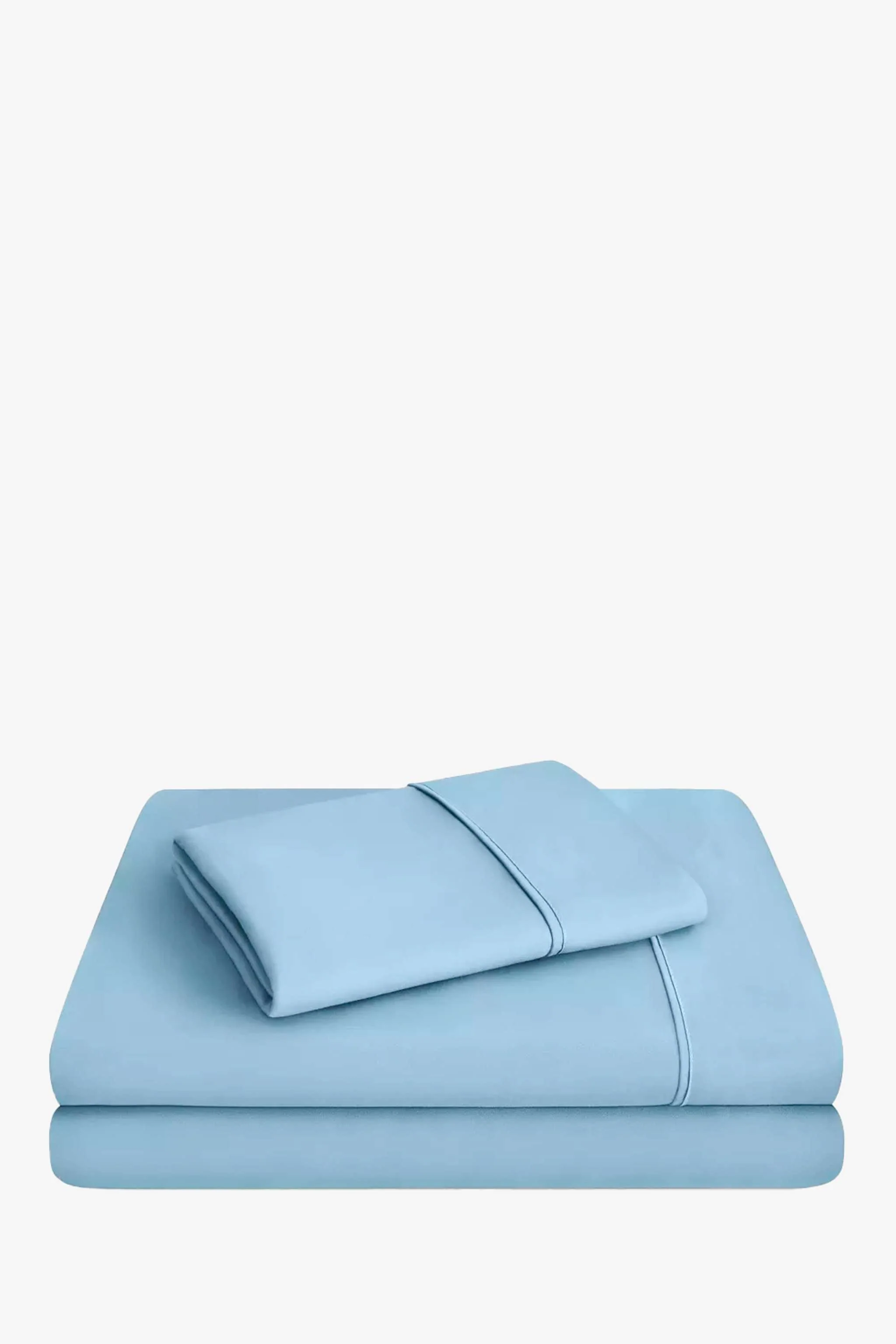 Set de sábanas para camas, Twin size, color azul claro