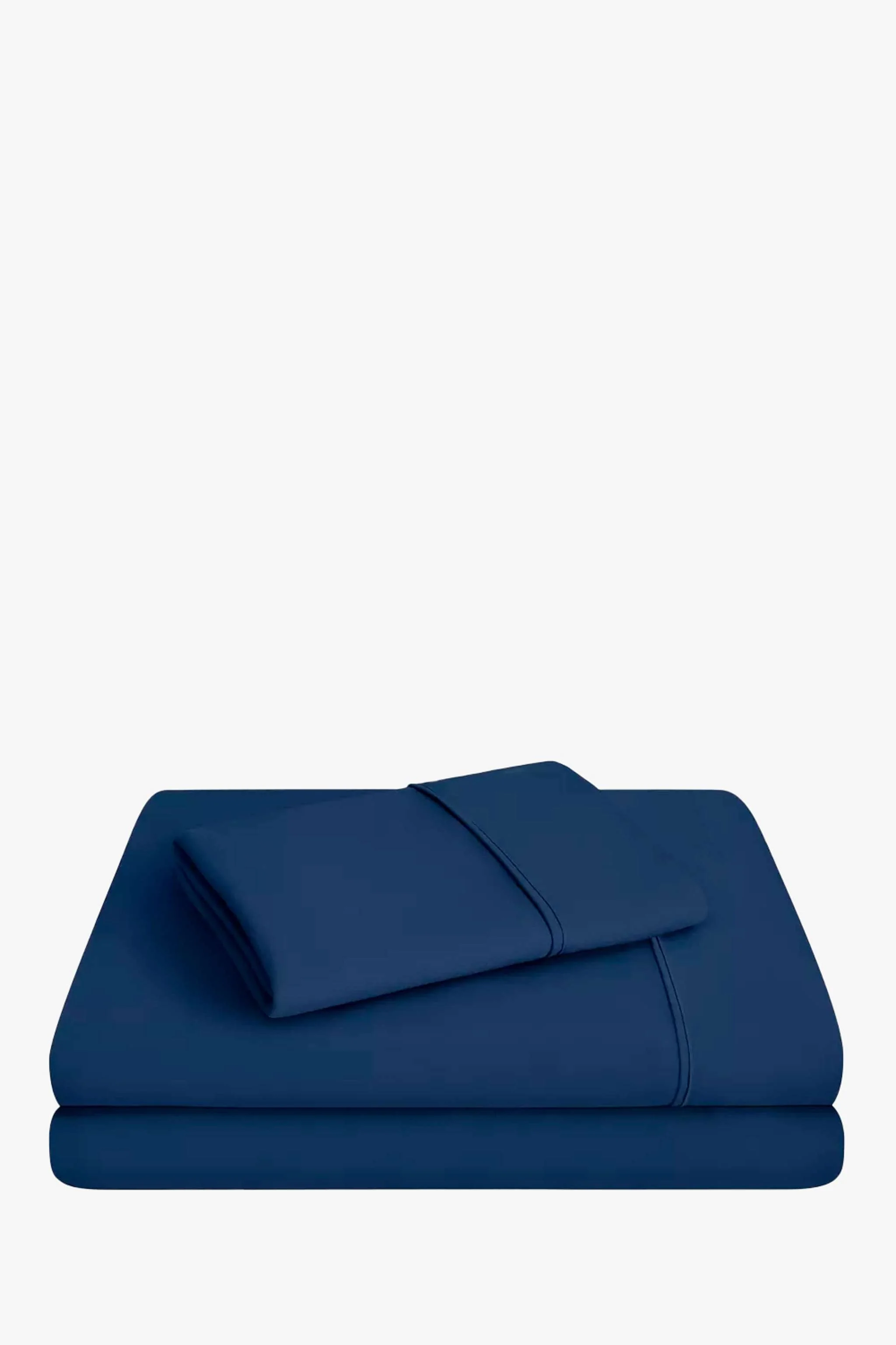 Set de sábanas para camas, Twin size, color azul marino