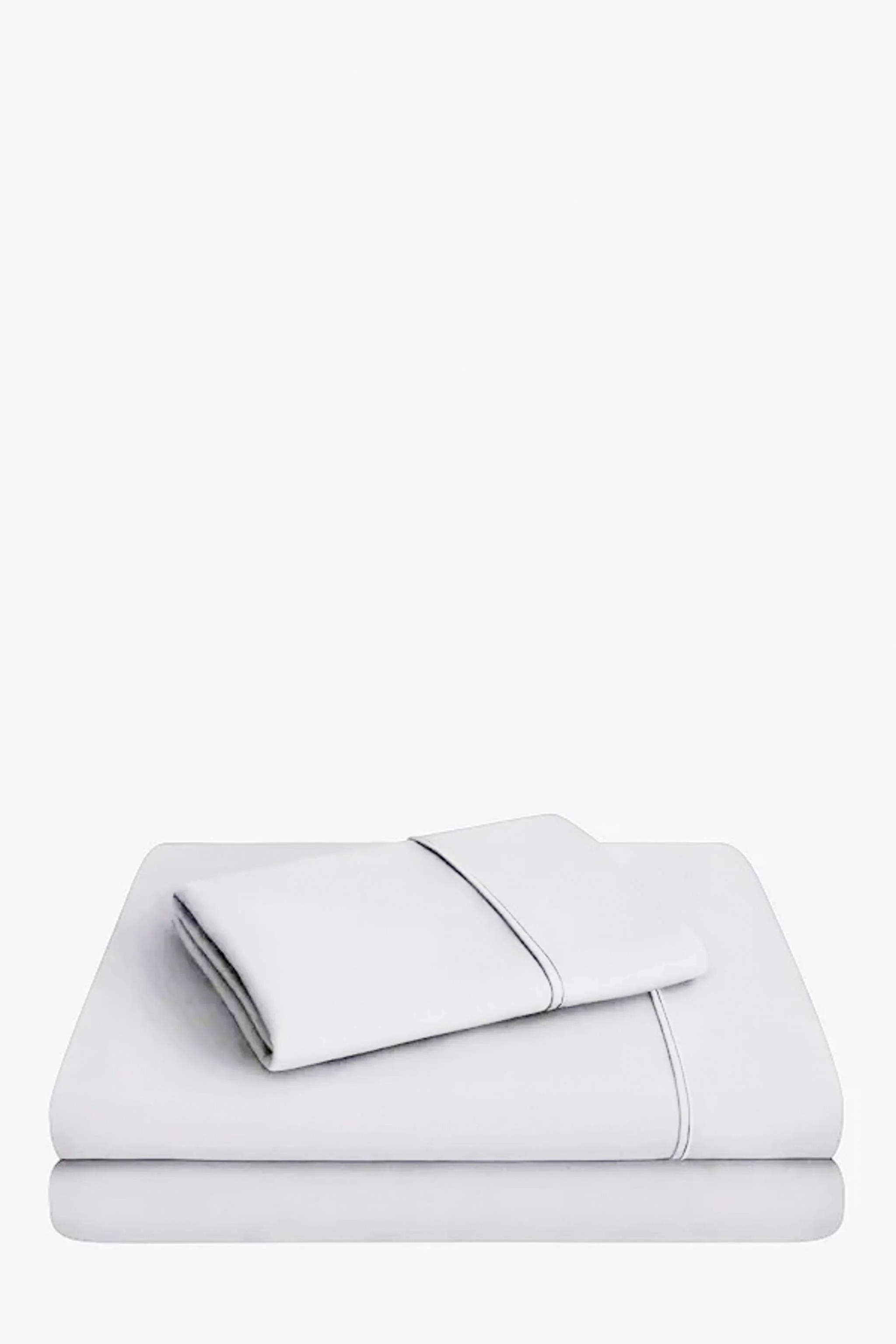 Set de sábanas para camas, Twin size, color blanco