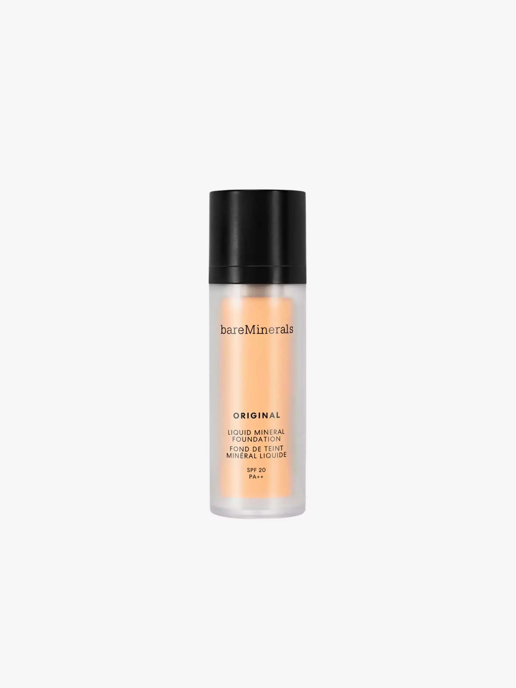 Base líquida mineral SPF20 Golden Beige, cobertura media y tono beige dorado, color Golden Beige