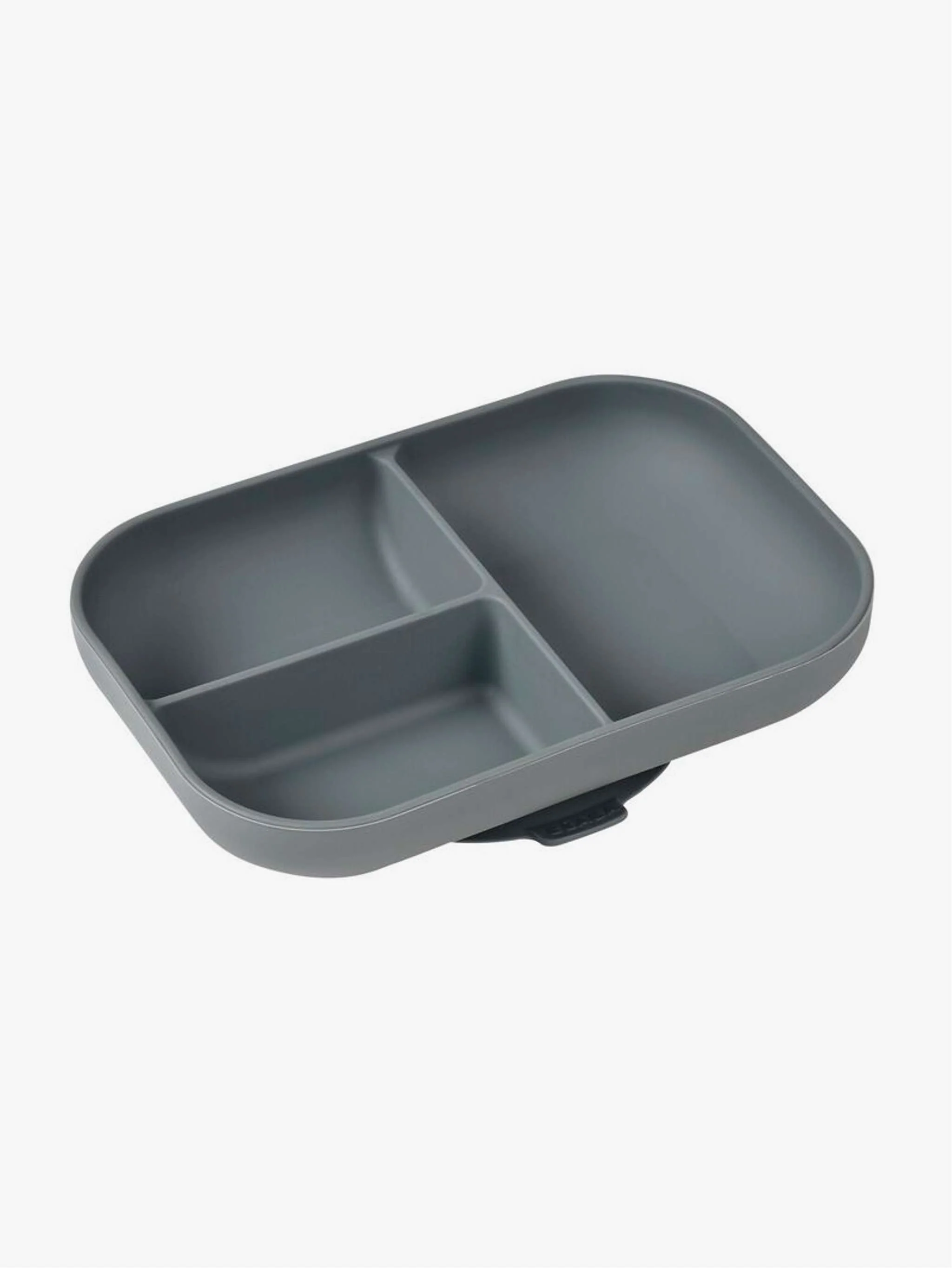 Plato de silicona con compartimiento