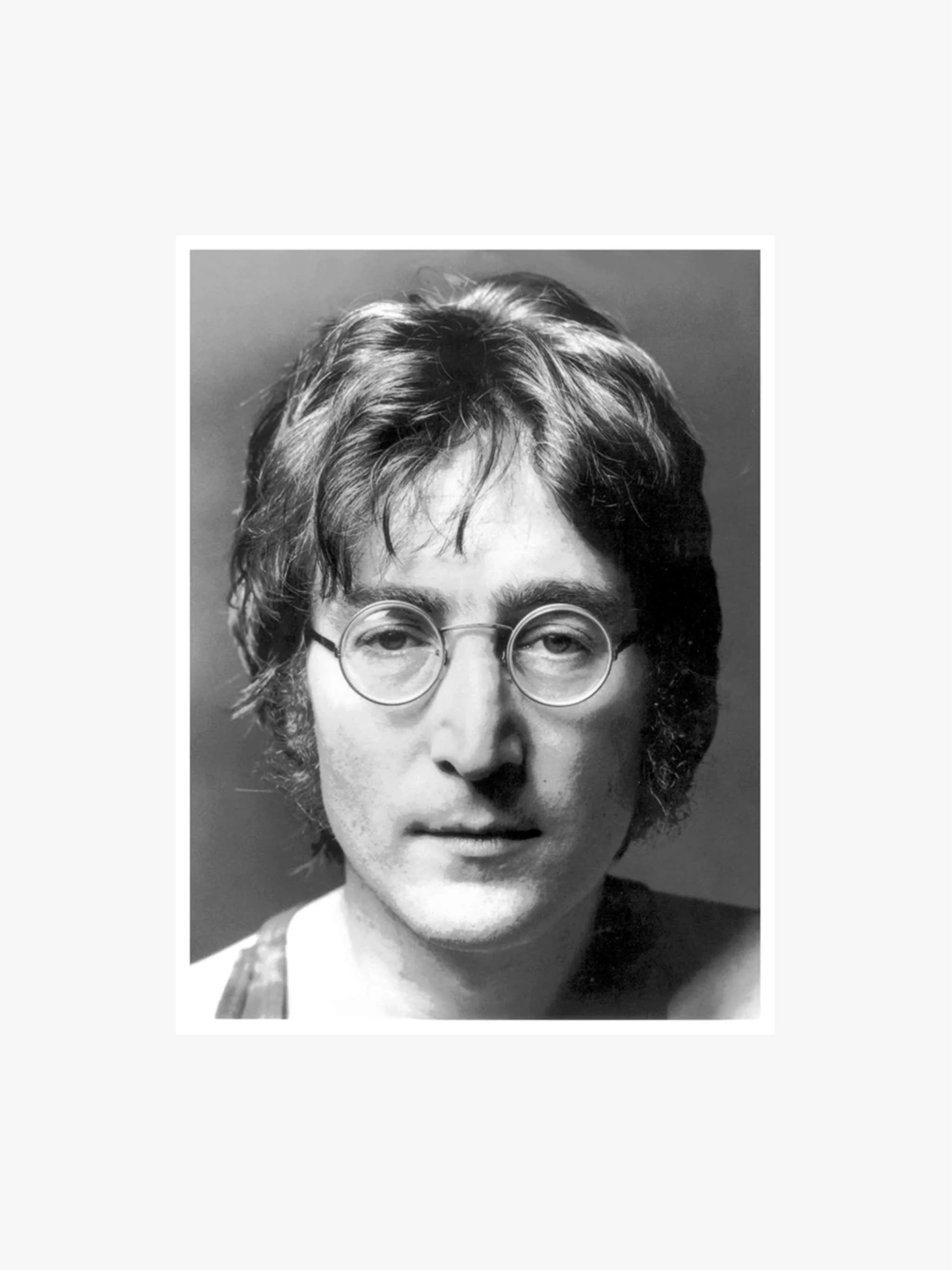 Cuadro decorativo, Black and White Portraits - John Lennon, tamaño 60x90 cm