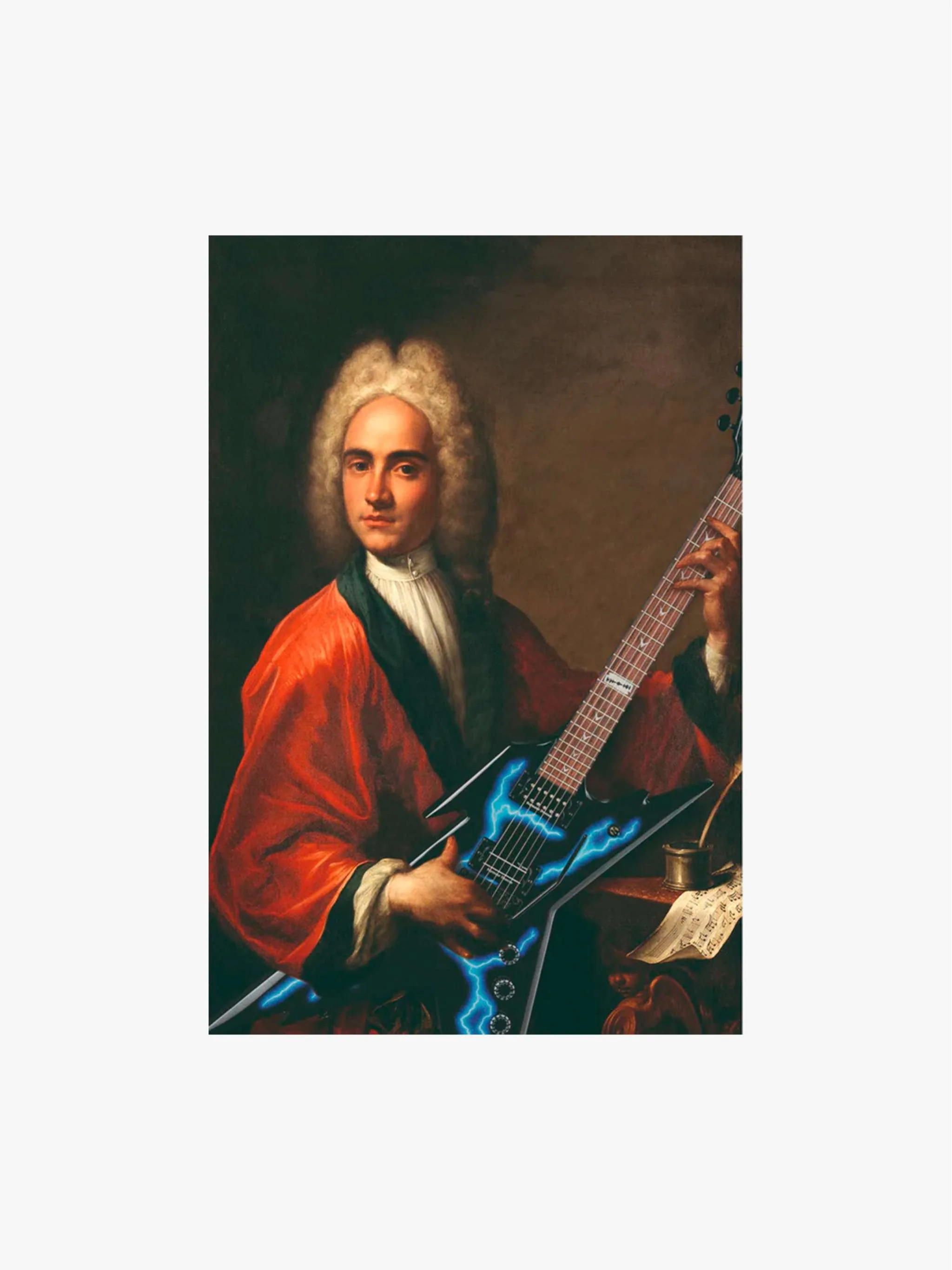 Cuadro decorativo, Historic Portraits - Guitare 5, tamaño 60x90 cm