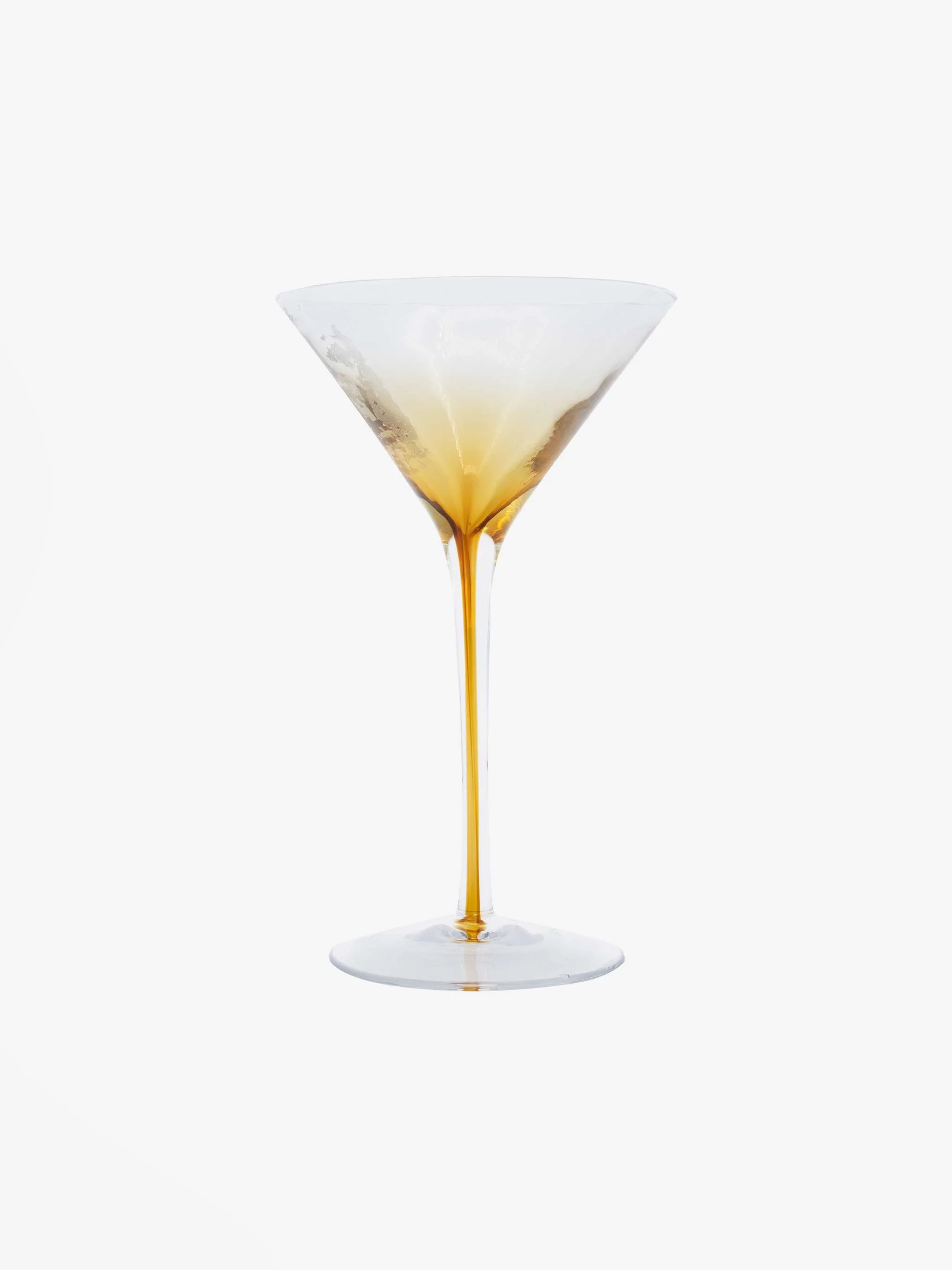 Copa de Martini, color ámbar