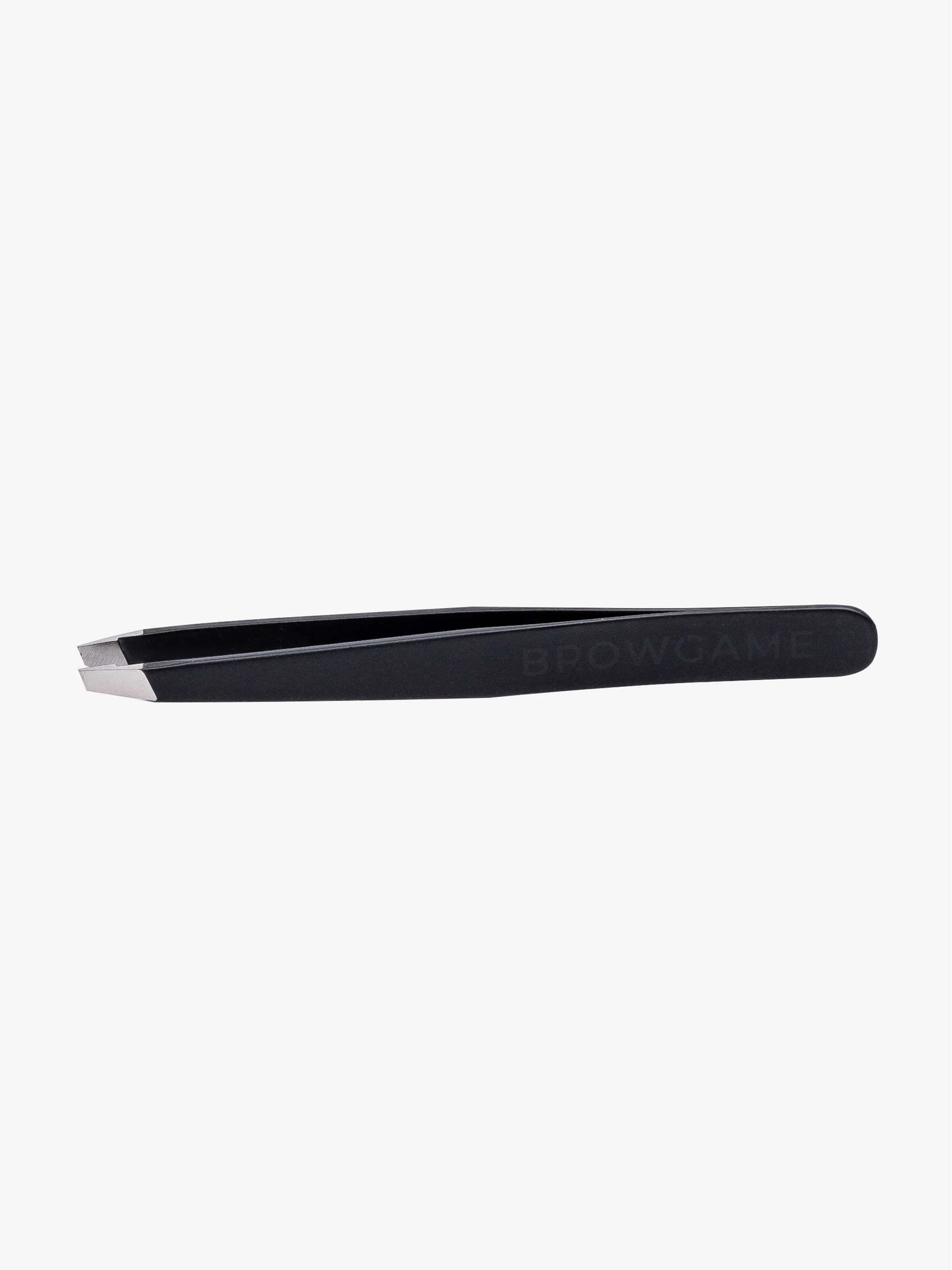 Pinza de cejas negro, punta sesgada y agarre cómodo - Image 3