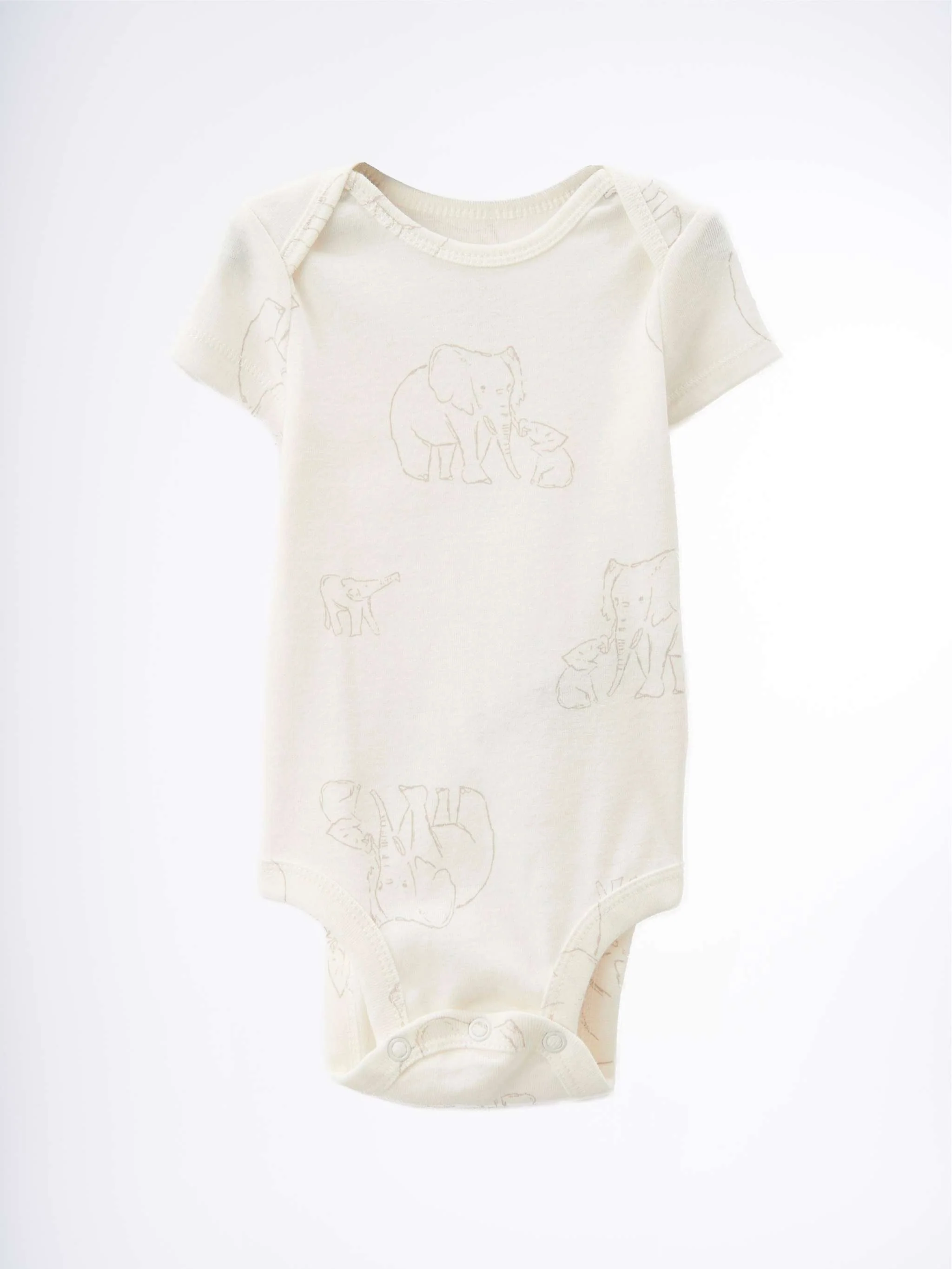 Pack de bodys, color gris con blanco, para Niño - Image 2