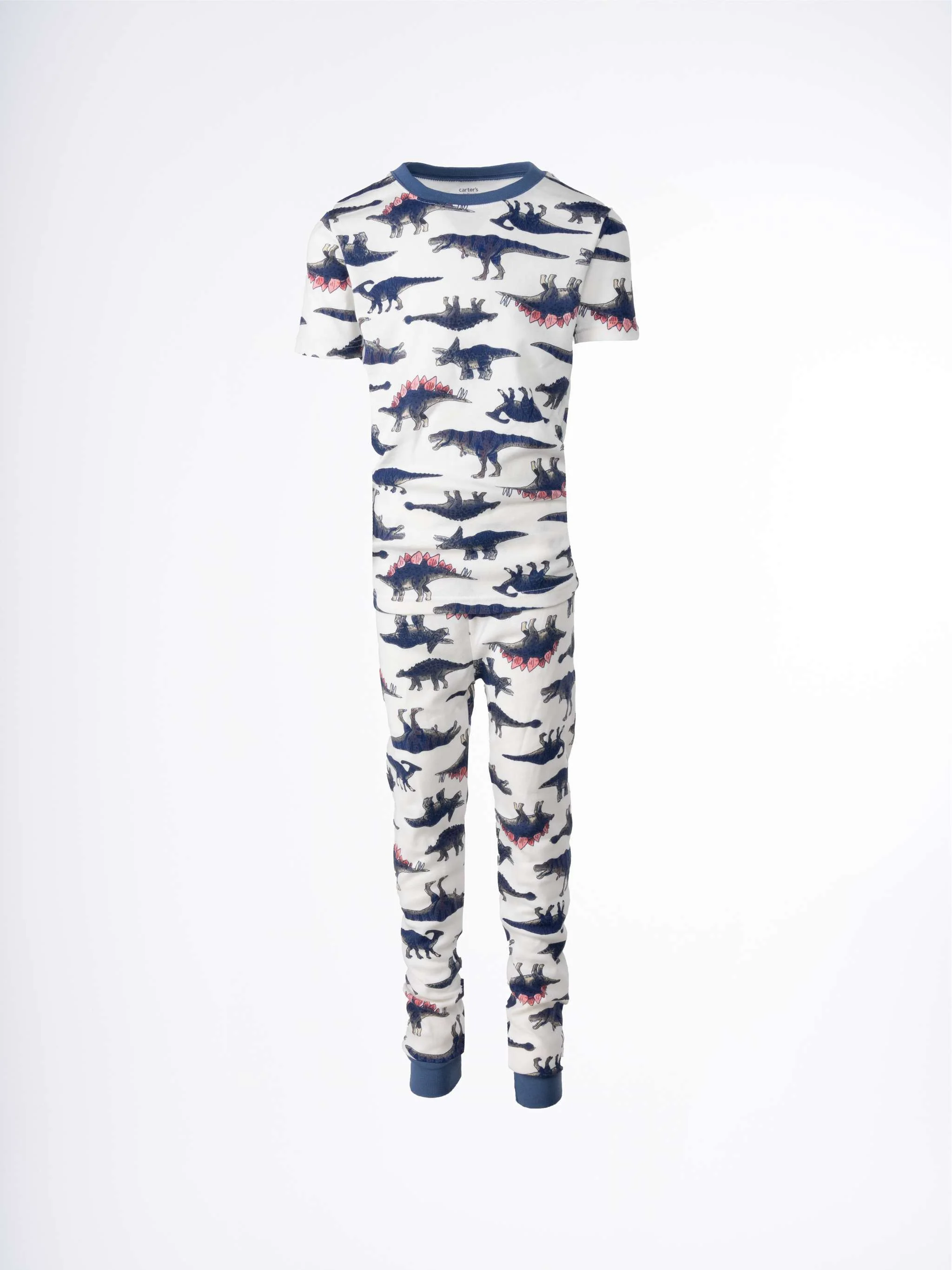 Pijama 4 pzs, color blanco con azul, para Niño - Image 4