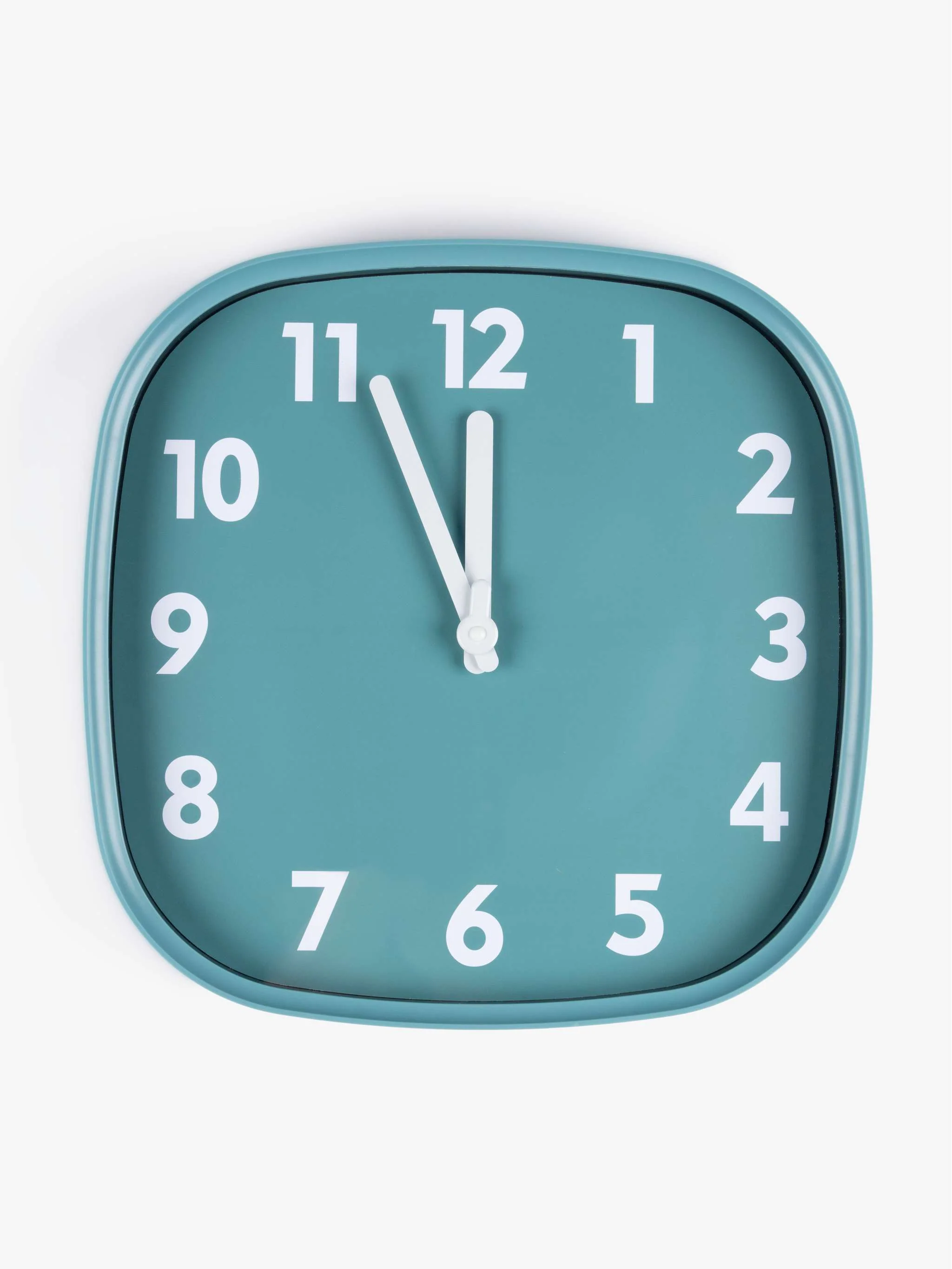 Reloj de pared, color cyan