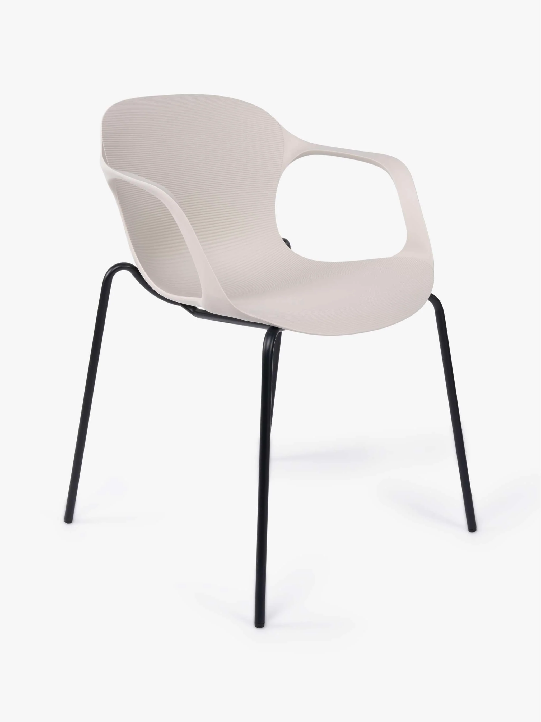 Silla decorativa, color blanco, tamaño 56 x 77 cm - Image 2