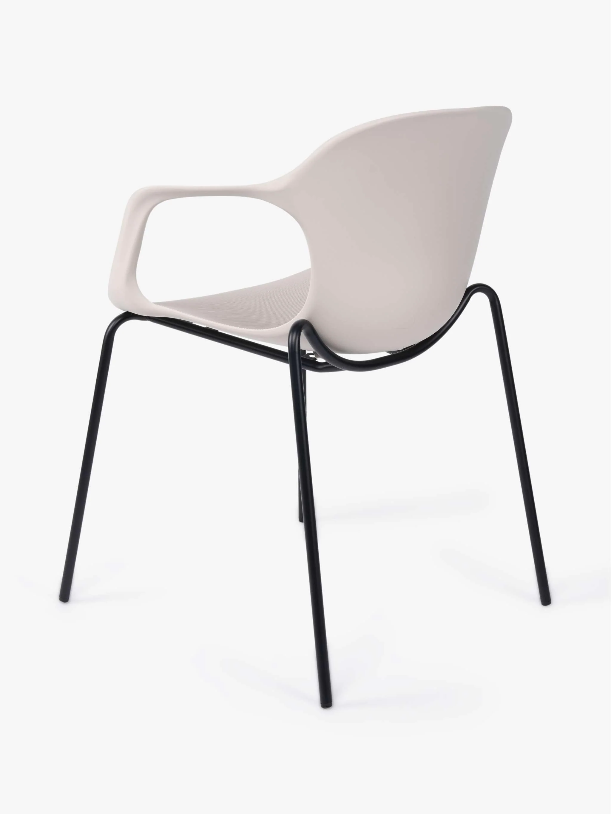 Silla decorativa, color blanco, tamaño 56 x 77 cm - Image 4