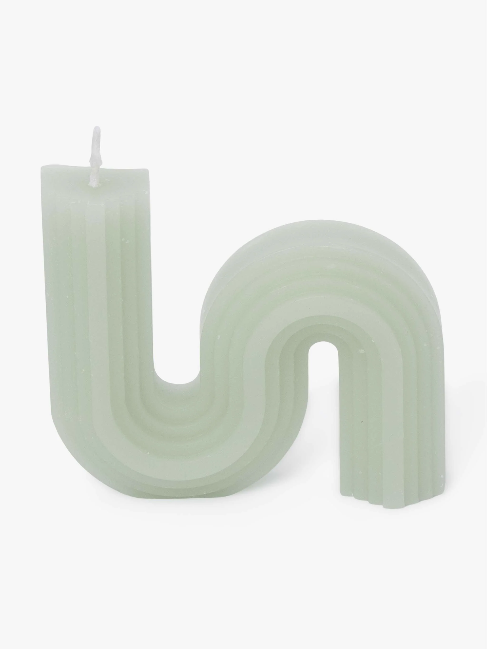 Vela decorativa, color verde, tamaño 2.2 x 8 cm