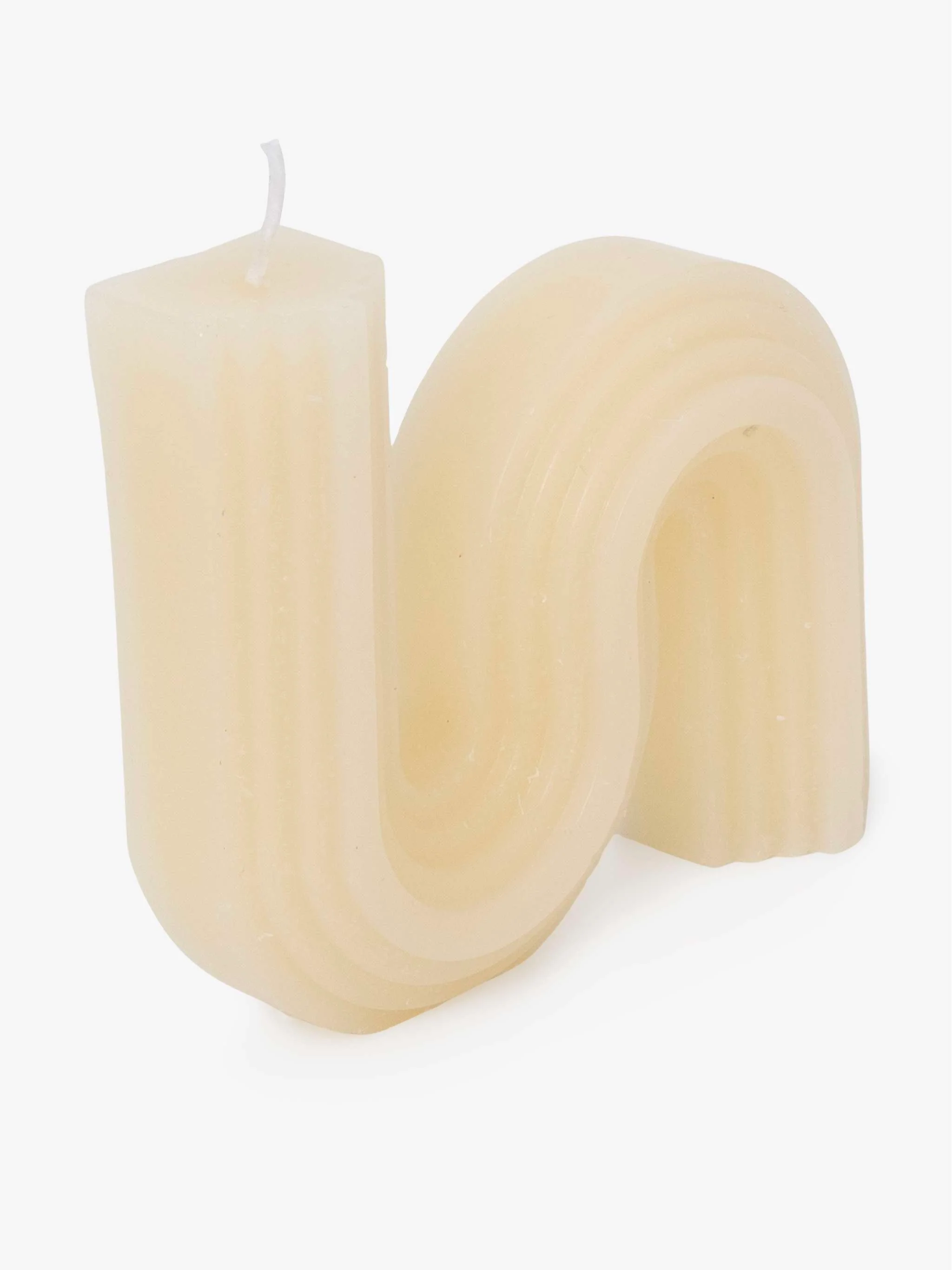 Vela decorativa, color crema, tamaño 2.2 x 8 cm - Image 3
