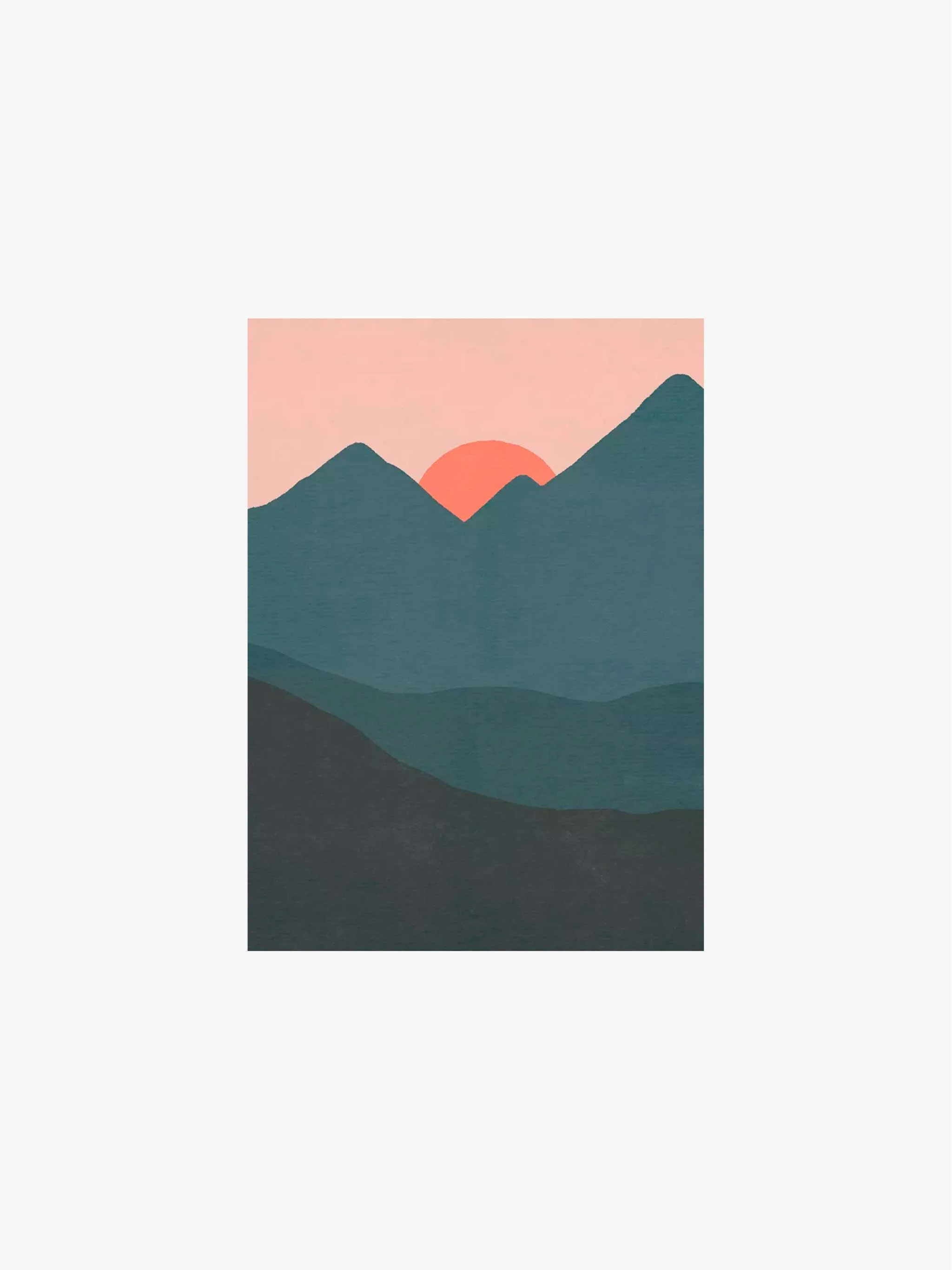 Cuadro decorativo Coucher de Soleil, tamaño 50 x 70 cm - Image 2