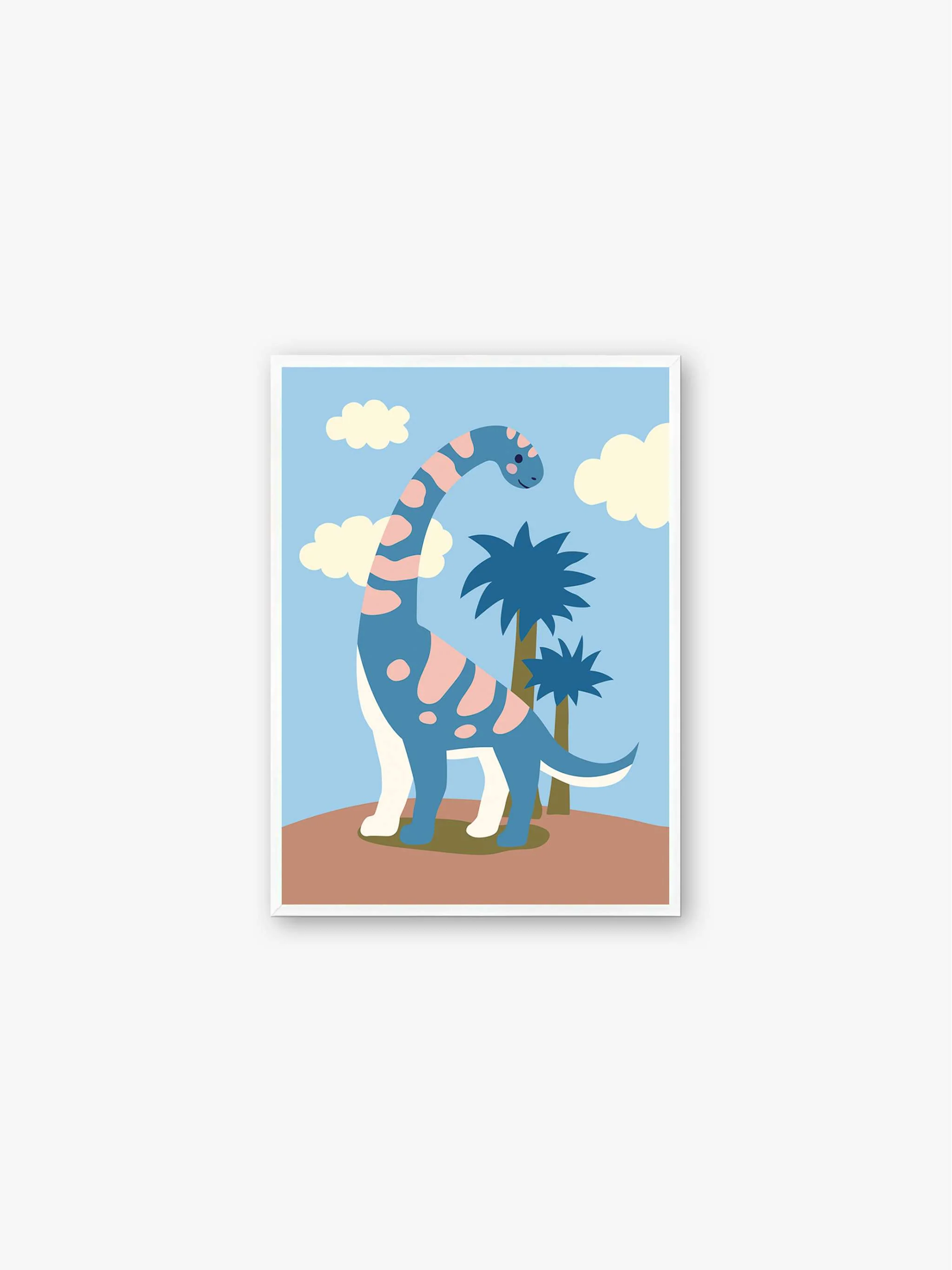 Cuadro decorativo Le Diplodocus, tamaño 30 x 40 cm