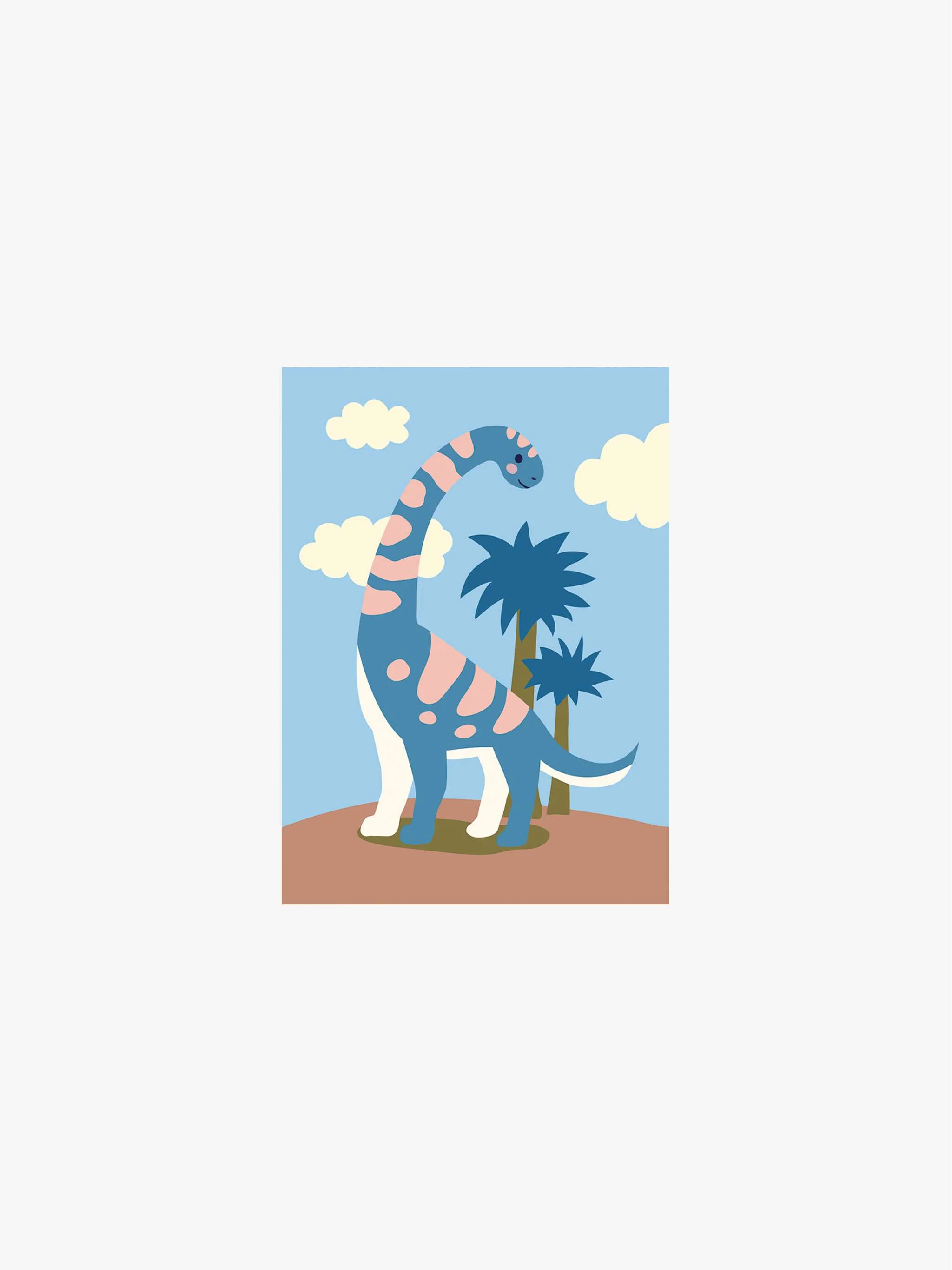Cuadro decorativo Le Diplodocus, tamaño 30 x 40 cm - Image 2