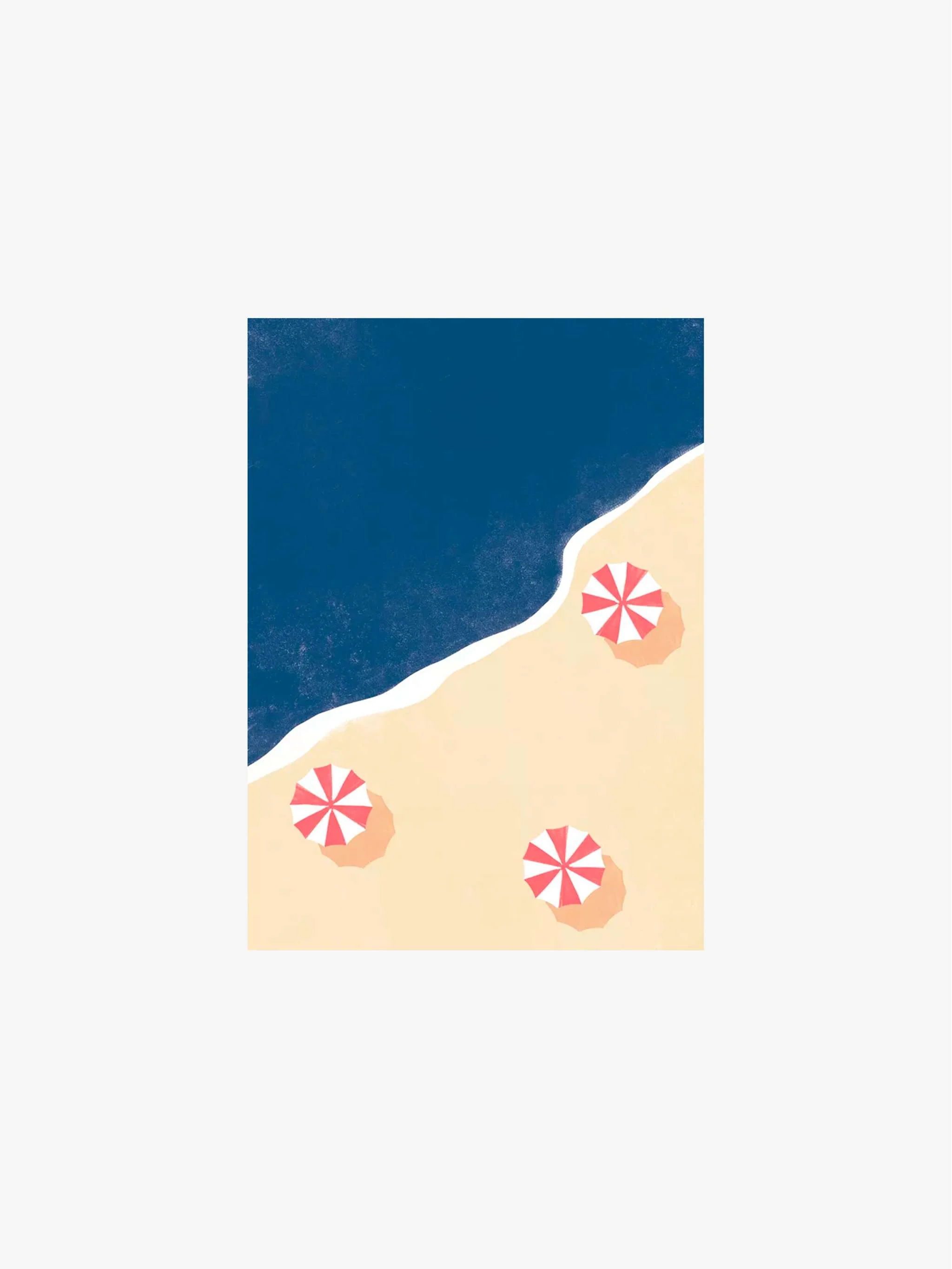 Cuadro decorativo Les parasols, tamaño 50 x 70 cm - Image 2