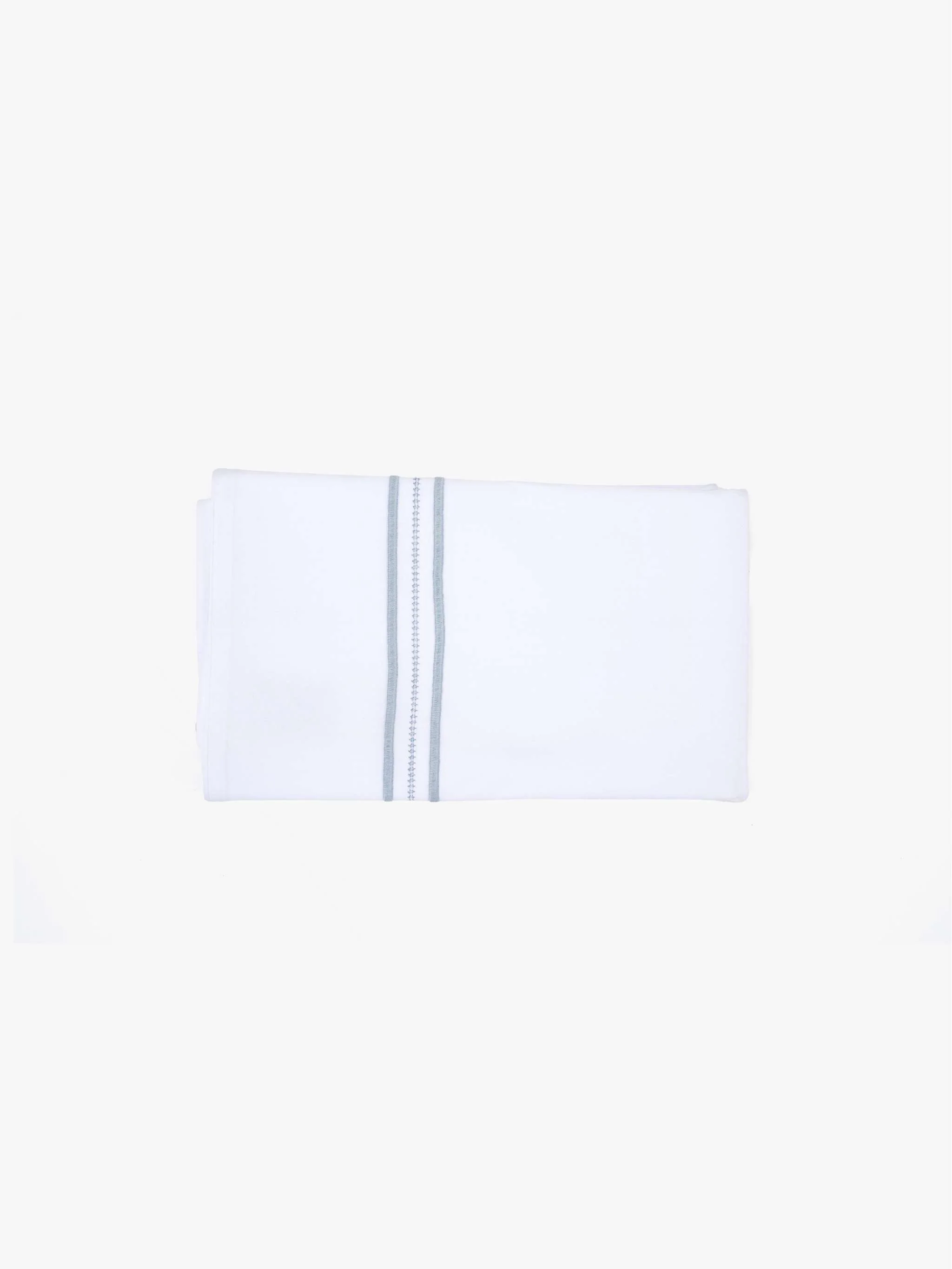 Funda de almohada Mirko Percale King, color blanco/azul - Image 2