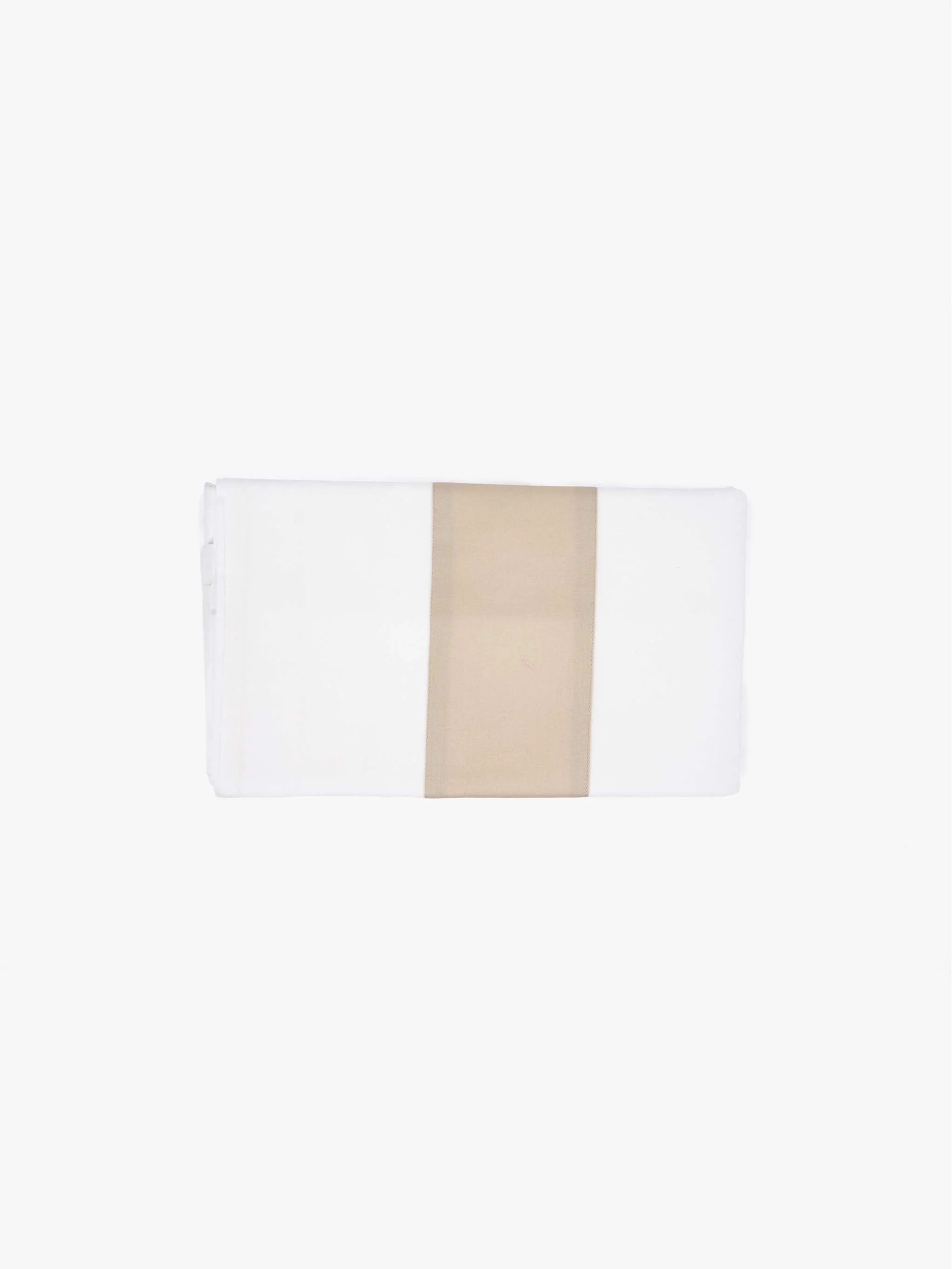 Funda de almohada Susanna Percale King, color blanco/beige - Image 2