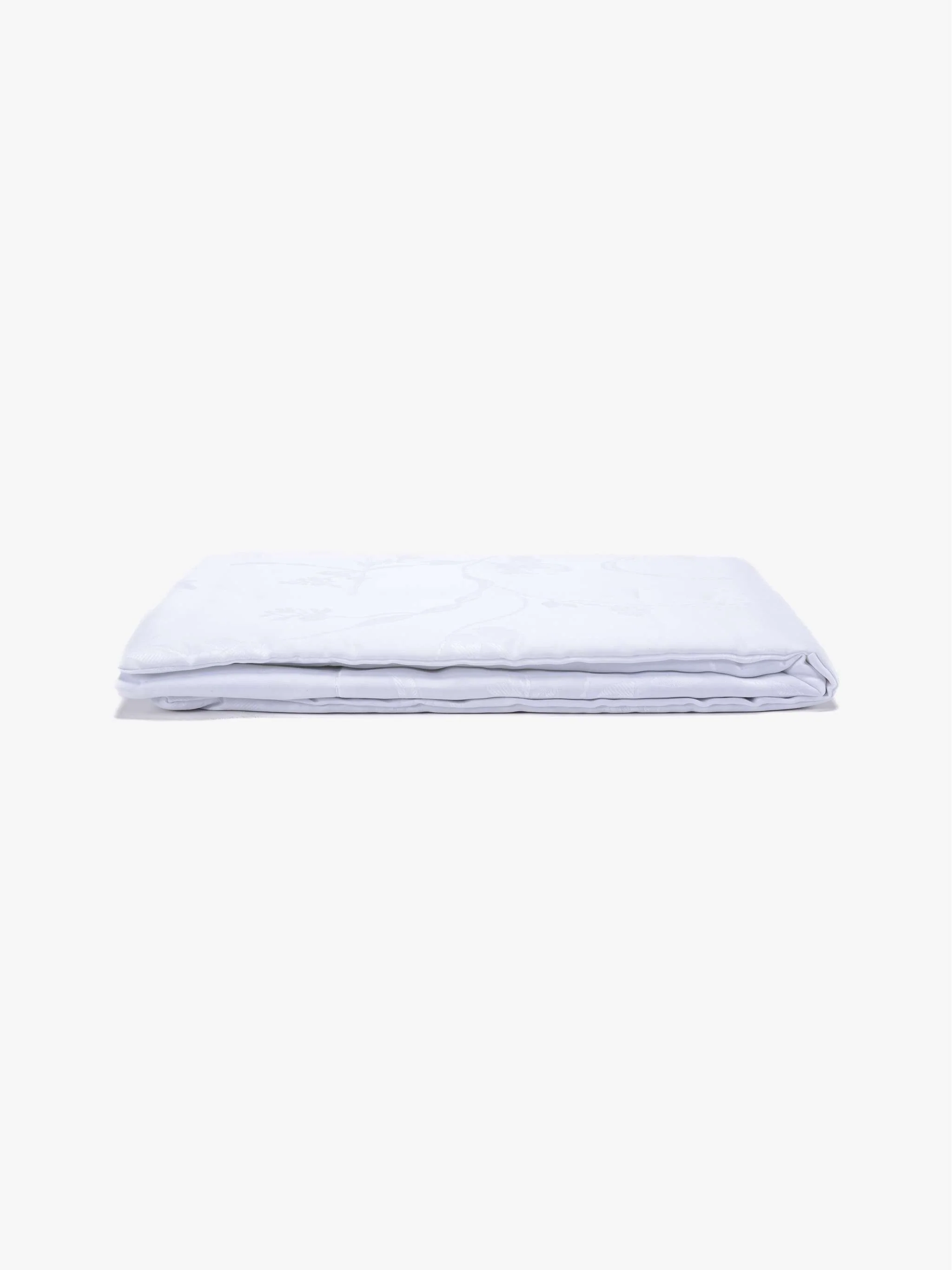 Funda de Sham Livia Jacquard acolchada, color blanco