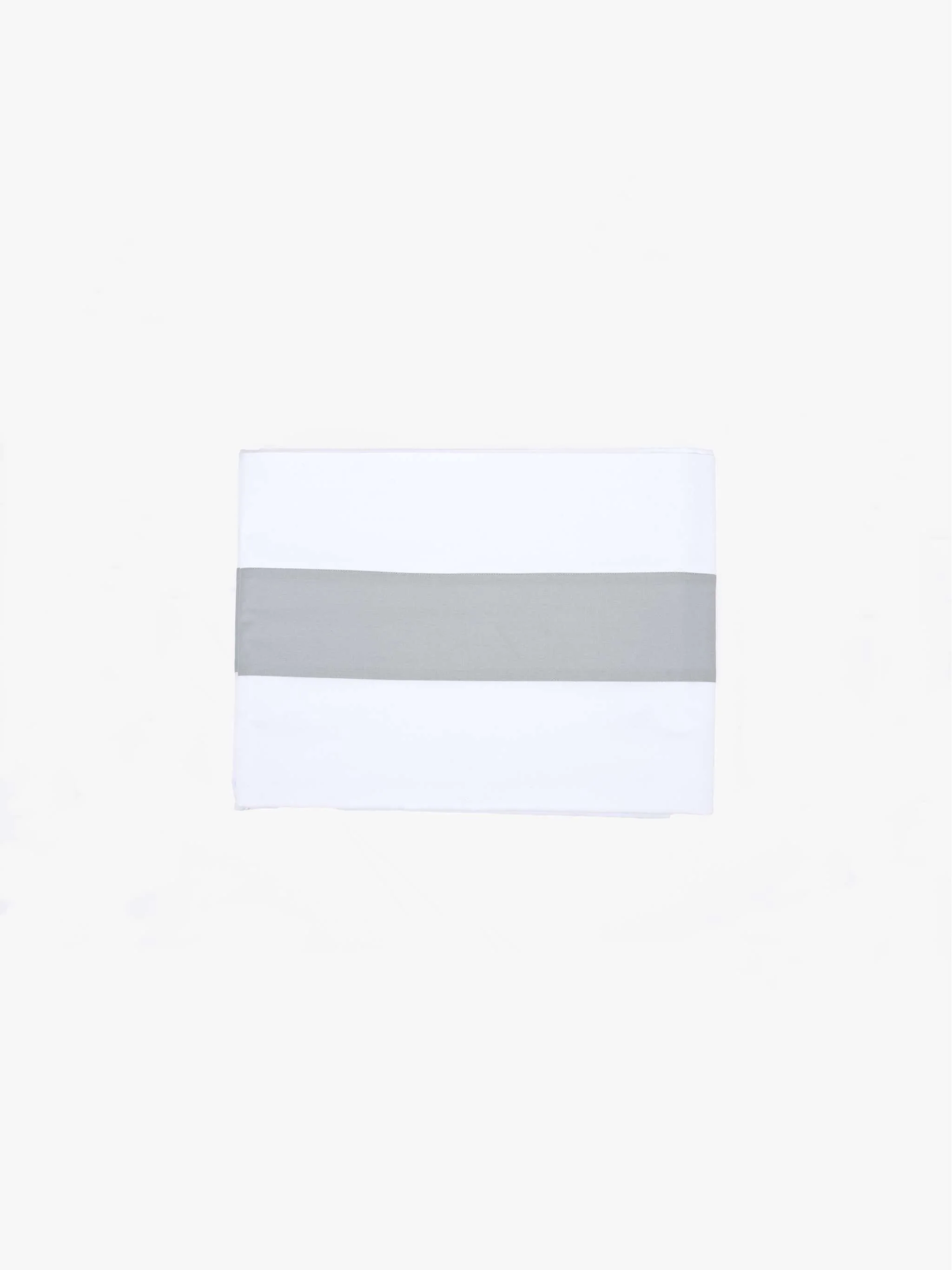 Set de sábanas Susanna Percale Queen, color blanco/gris - Image 2
