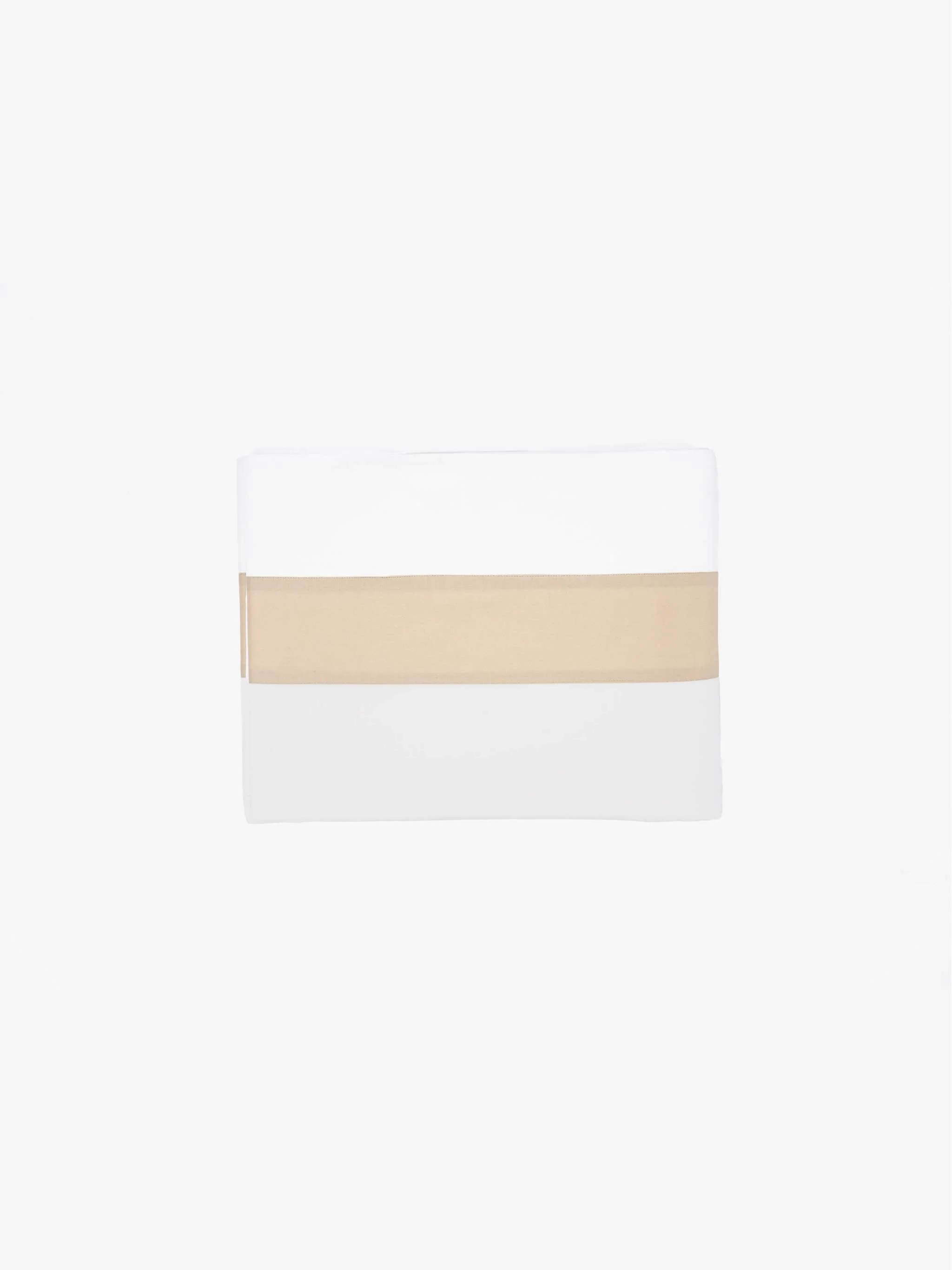 Set de sábanas Susanna Percale Queen, color blanco/beige - Image 2