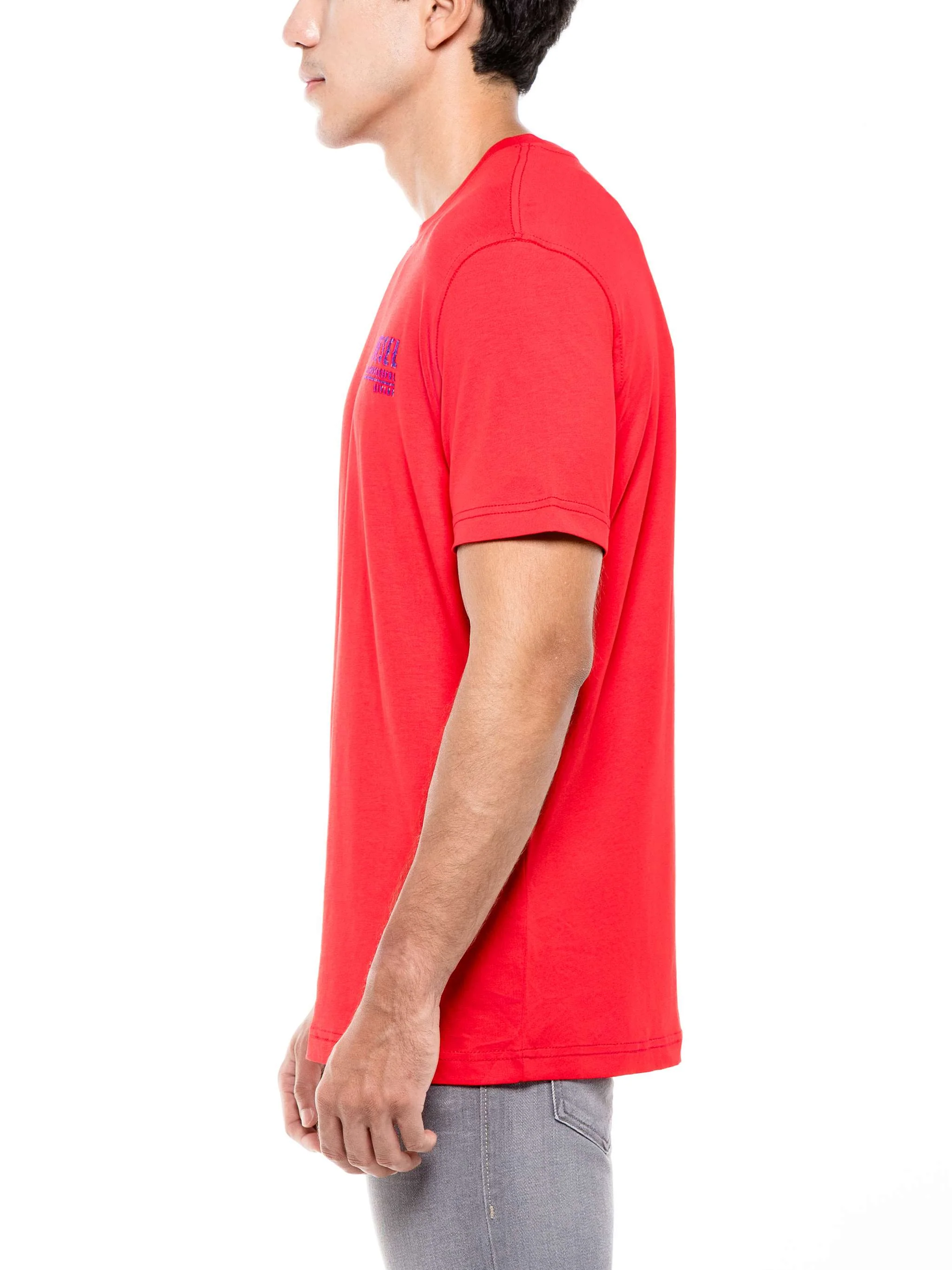 Franela manga corta T Diegor K72, color rojo, para Caballeros - Image 5
