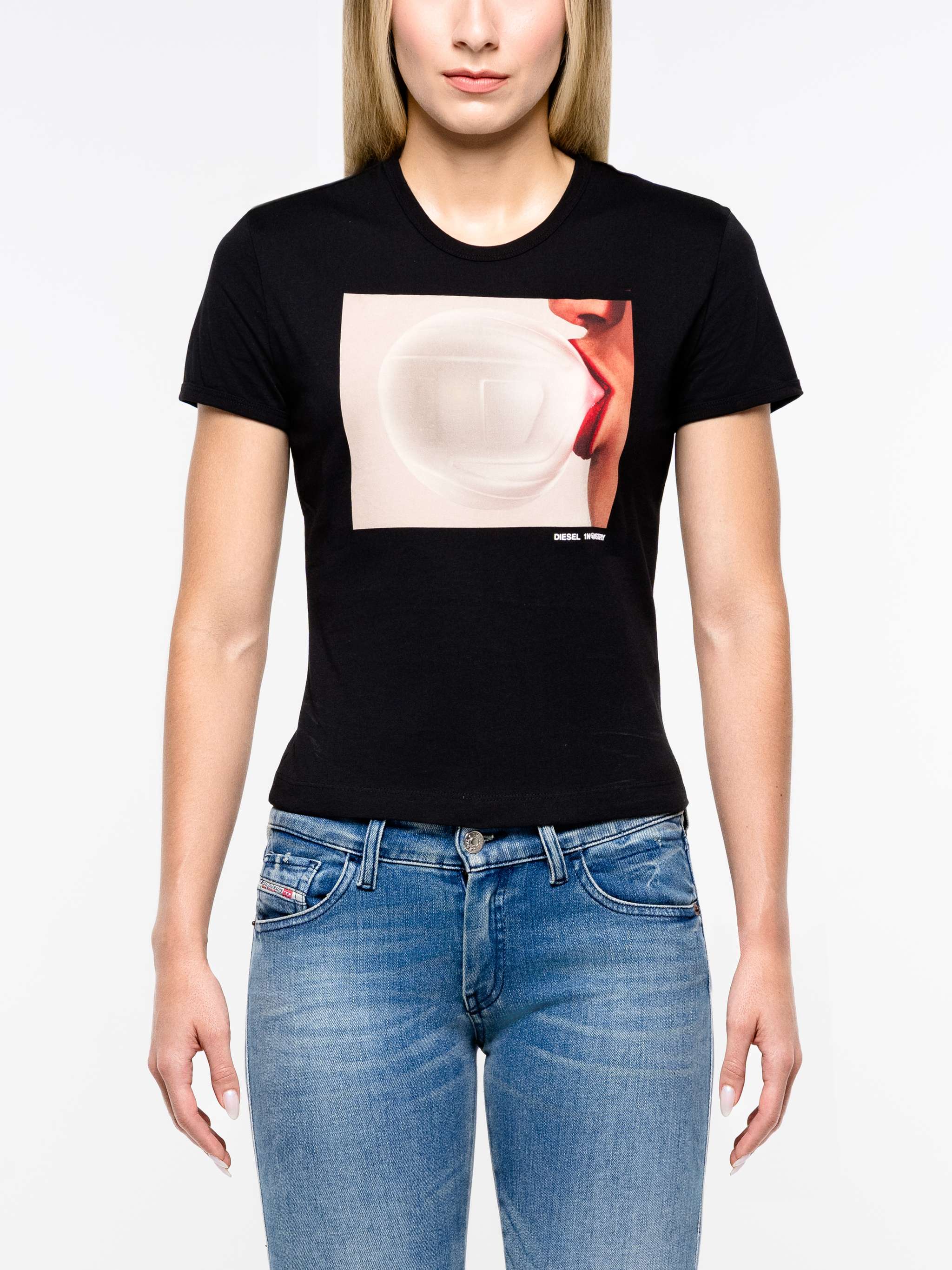 Top Uncutie Long N7, color negro, para Damas