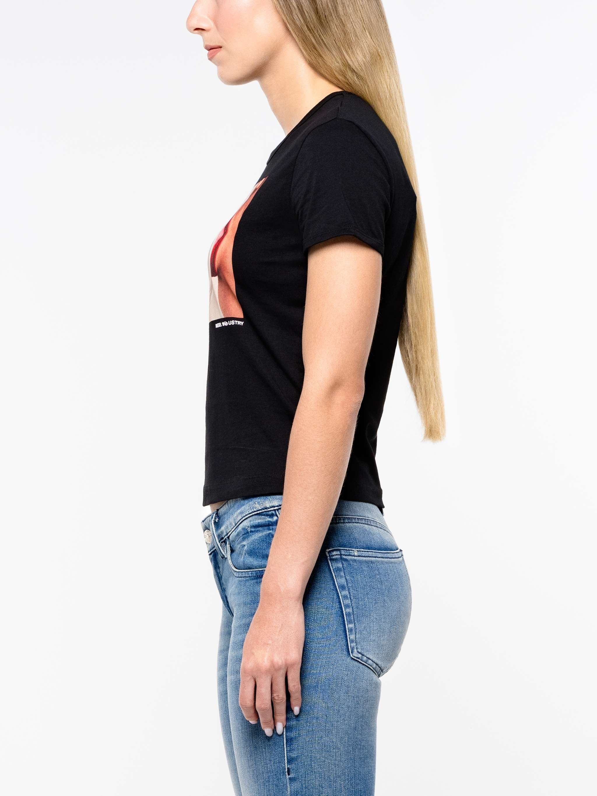 Top Uncutie Long N7, color negro, para Damas - Image 5