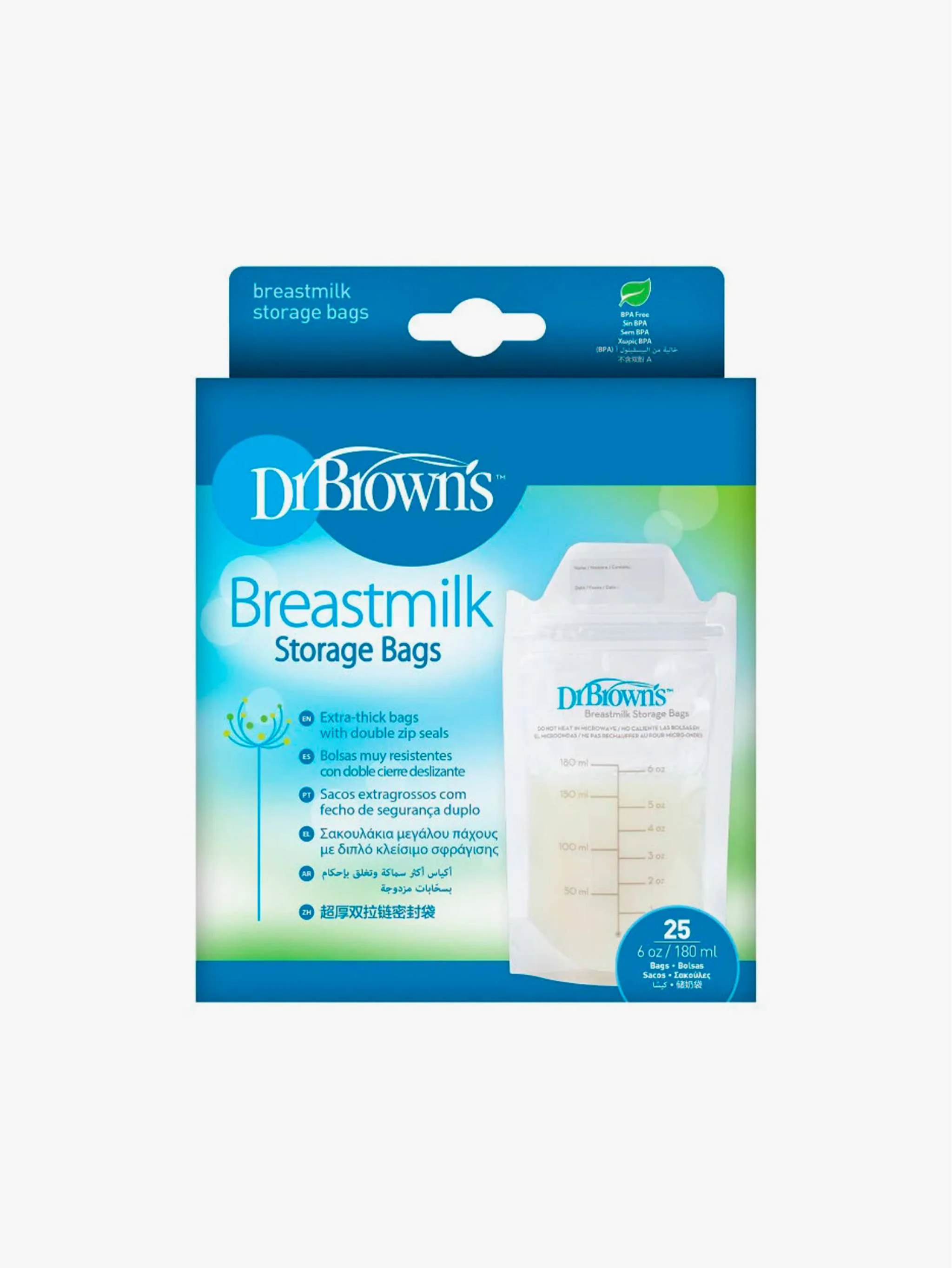 Bolsa de almacenamiento de leche materna (6oz - 180ml) - Image 2