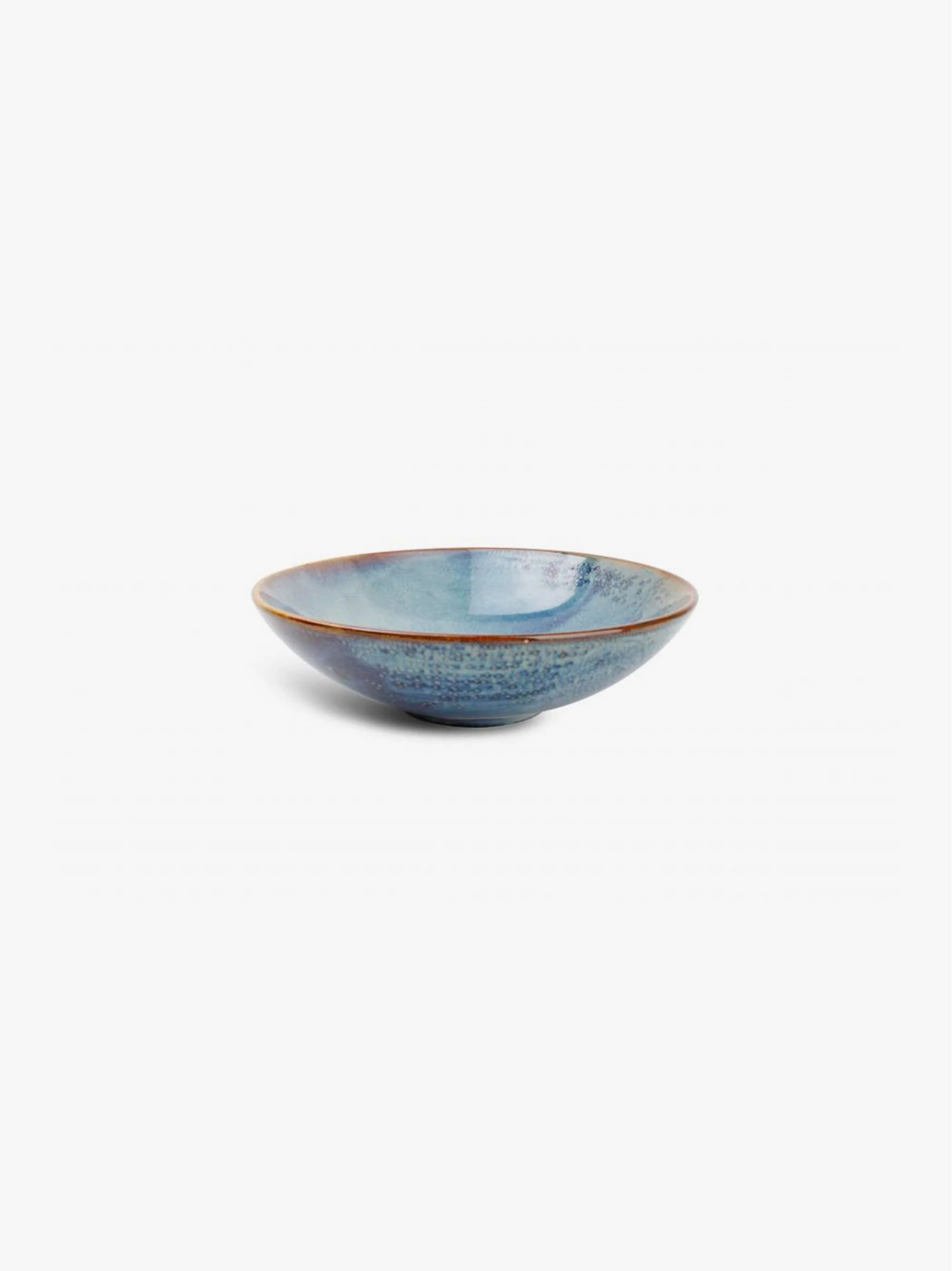 Plato hondo para servir Nova, tamaño 26 x 7.5 cm, color azul