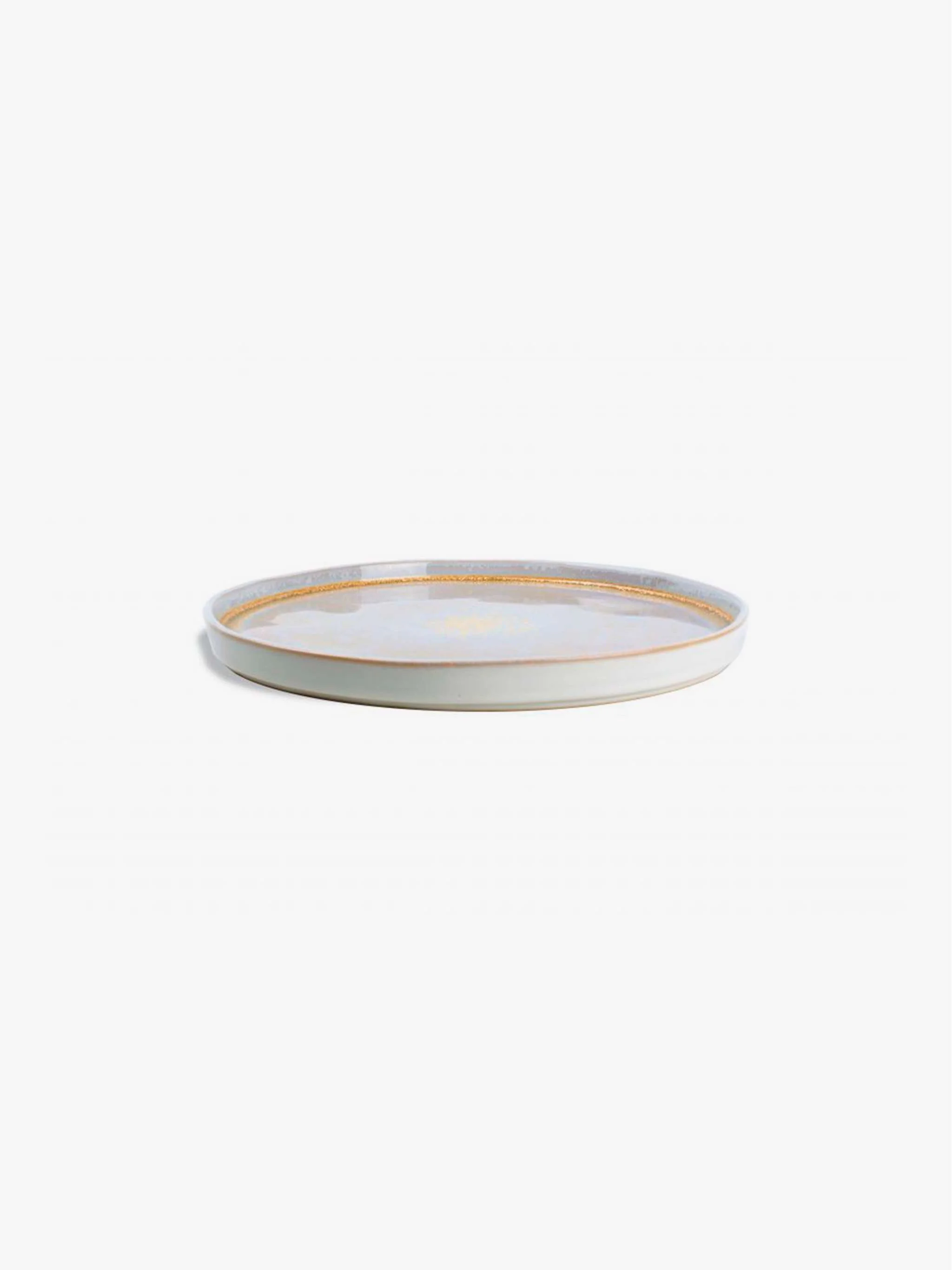 Plato para servir Gold Glister, tamaño 27 x 2 cm, multicolor